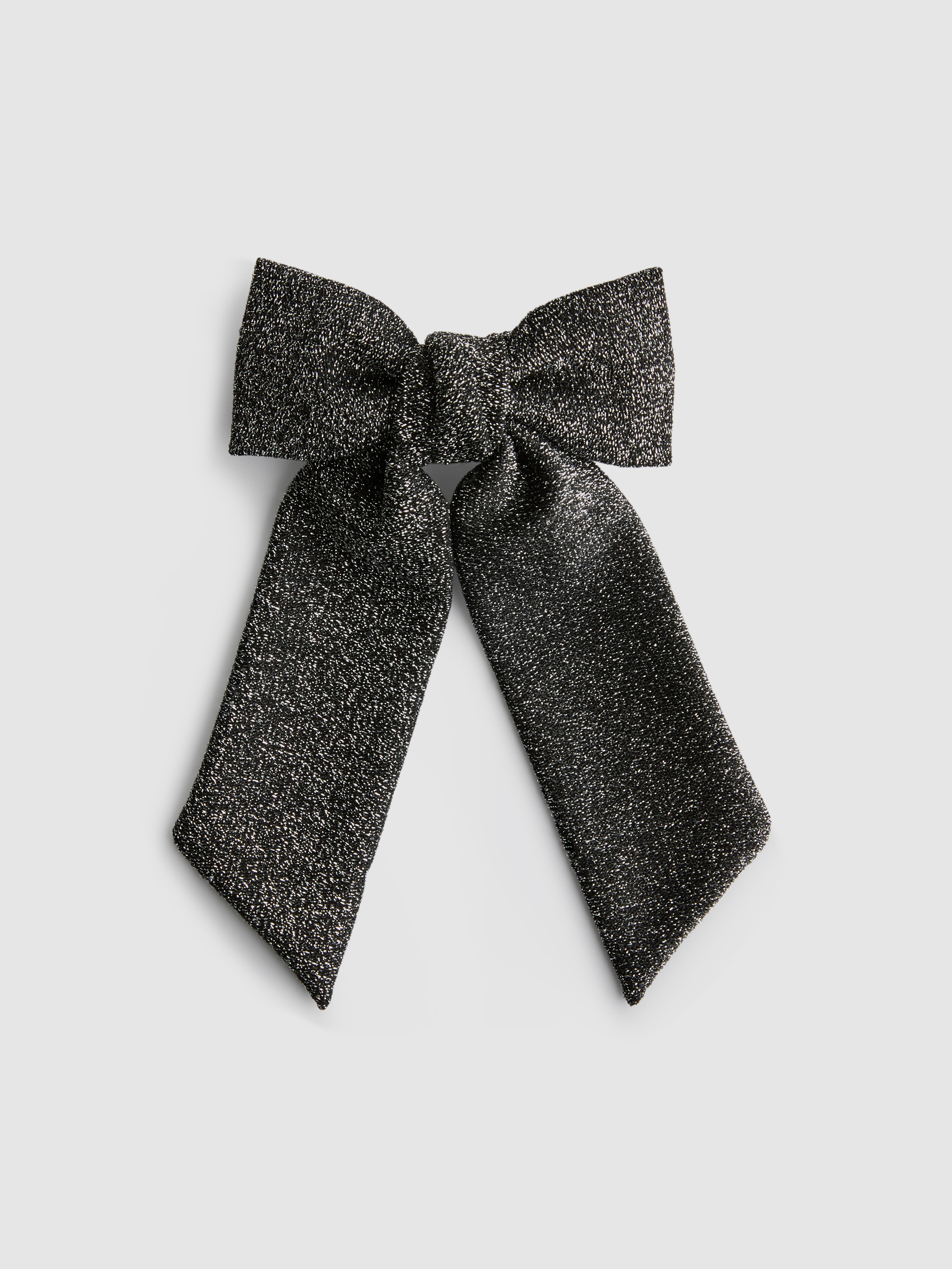 Glitter Bow Hair Clip