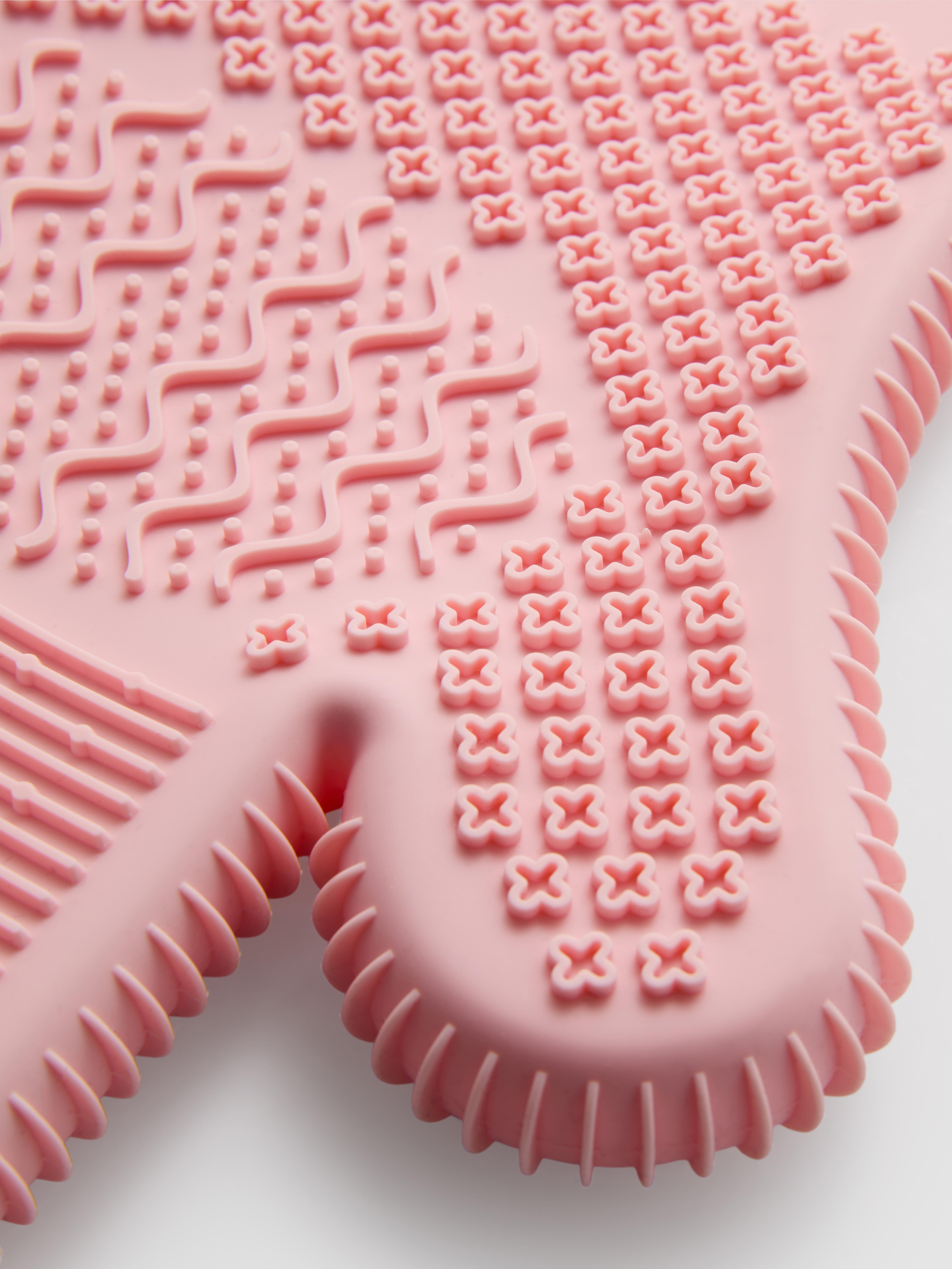 Guanto per la pulizia dei pennelli make-up