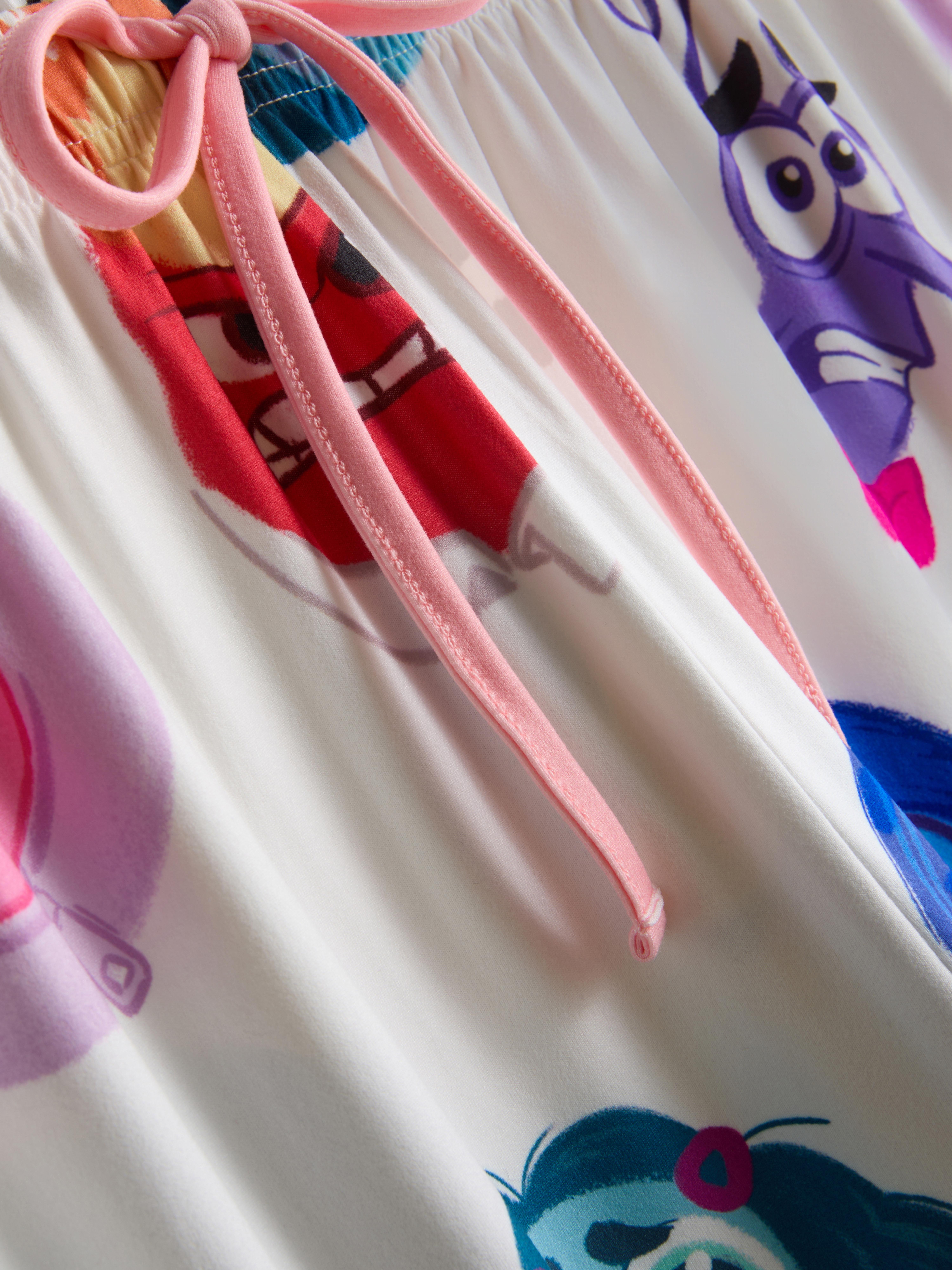 Women's White Disney Pixar’s Inside Out Boyfriend Pajamas