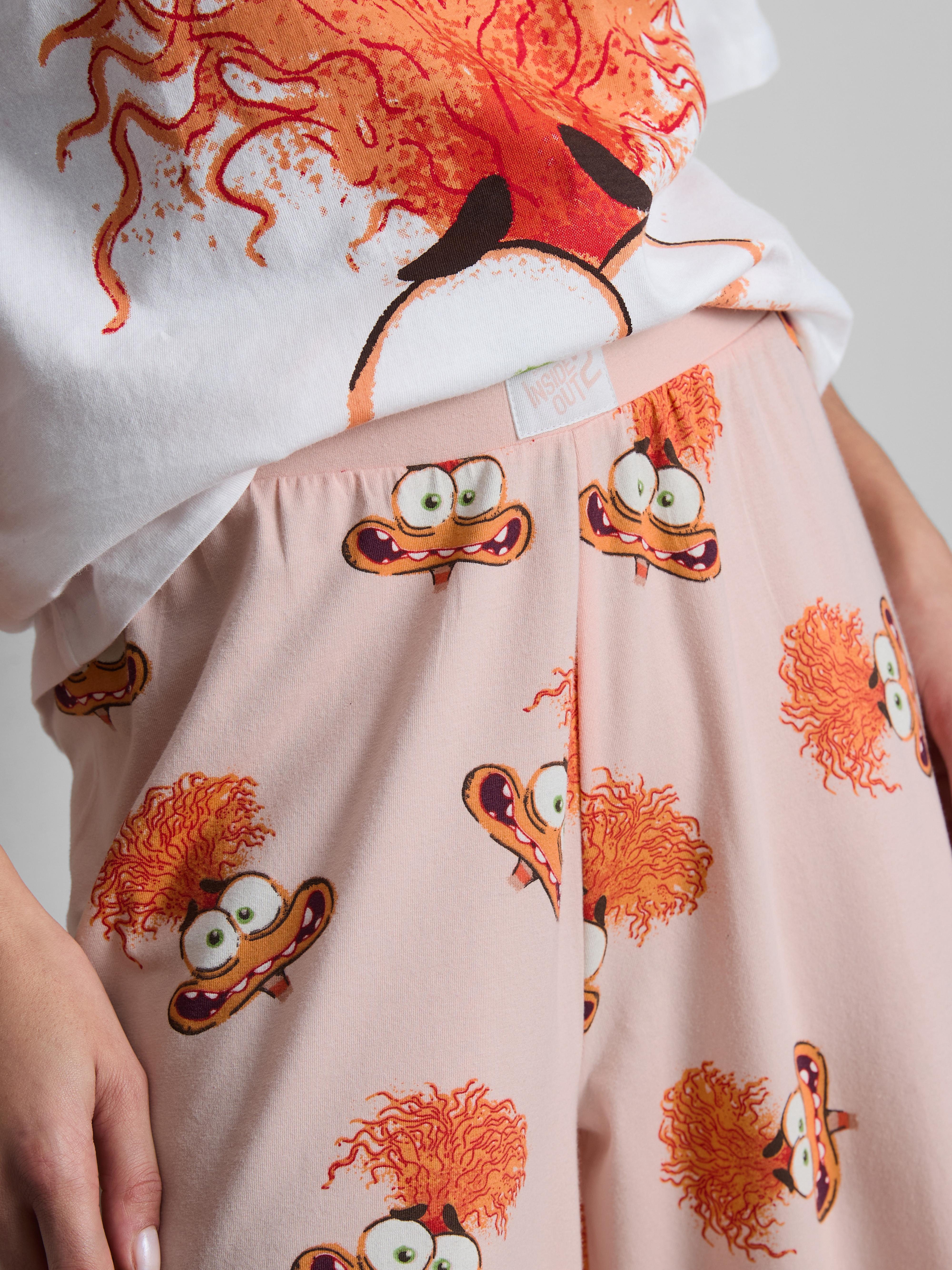 Women's Coral Disney Pixar’s Inside Out 2 Pajama Bottoms