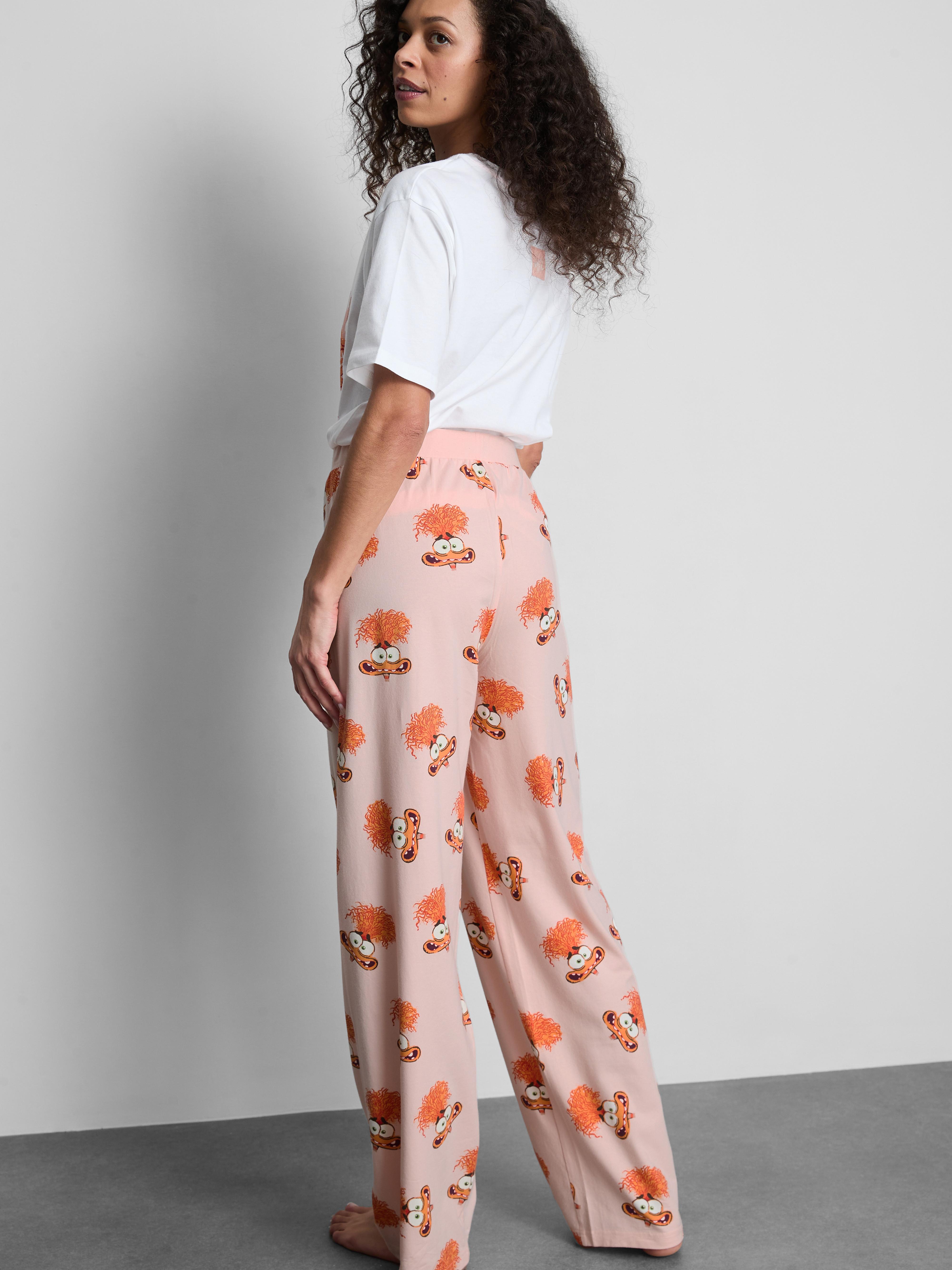 Women's Coral Disney Pixar’s Inside Out 2 Pajama Bottoms