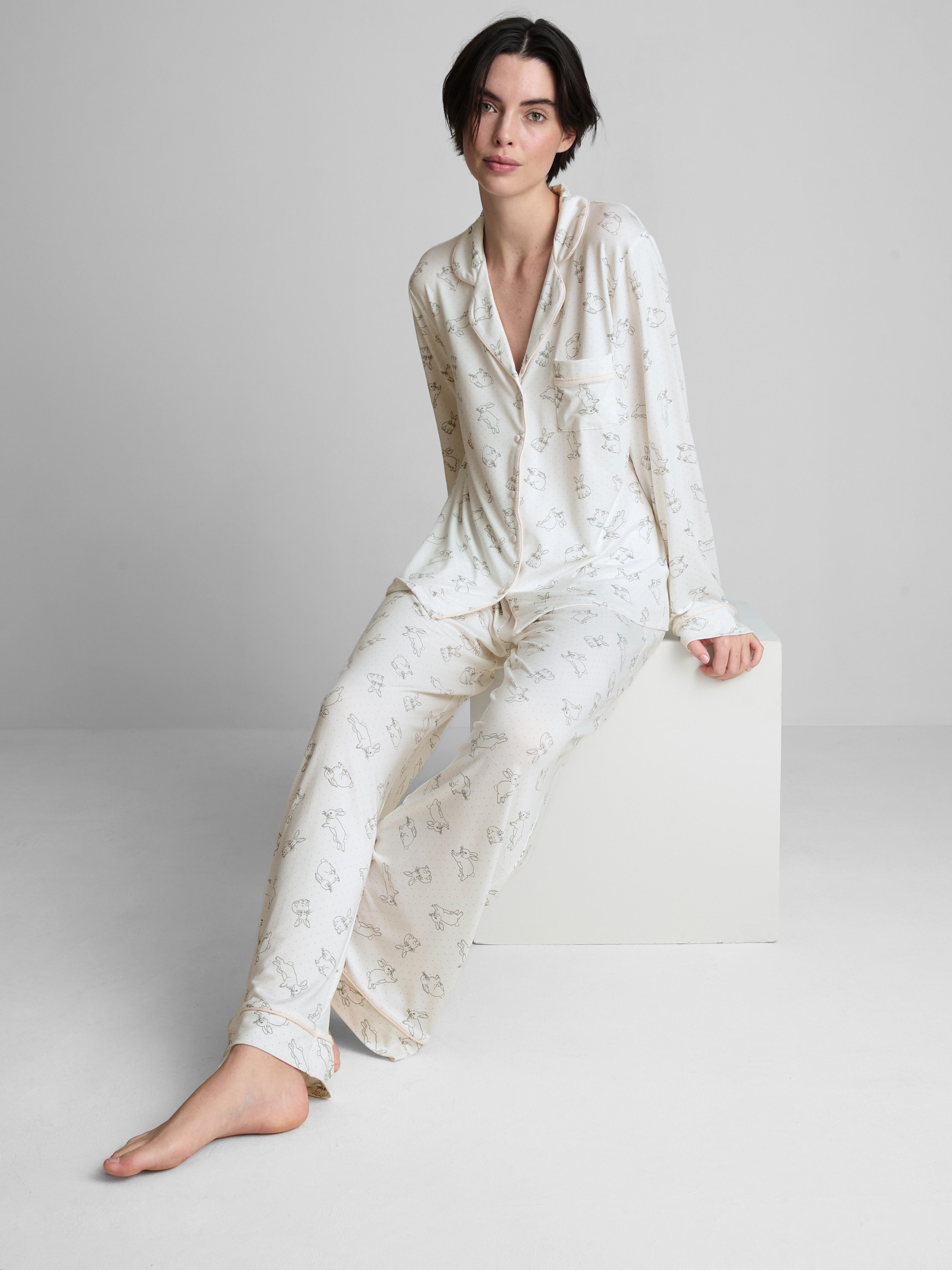 Printed Boyfriend Pyjamas