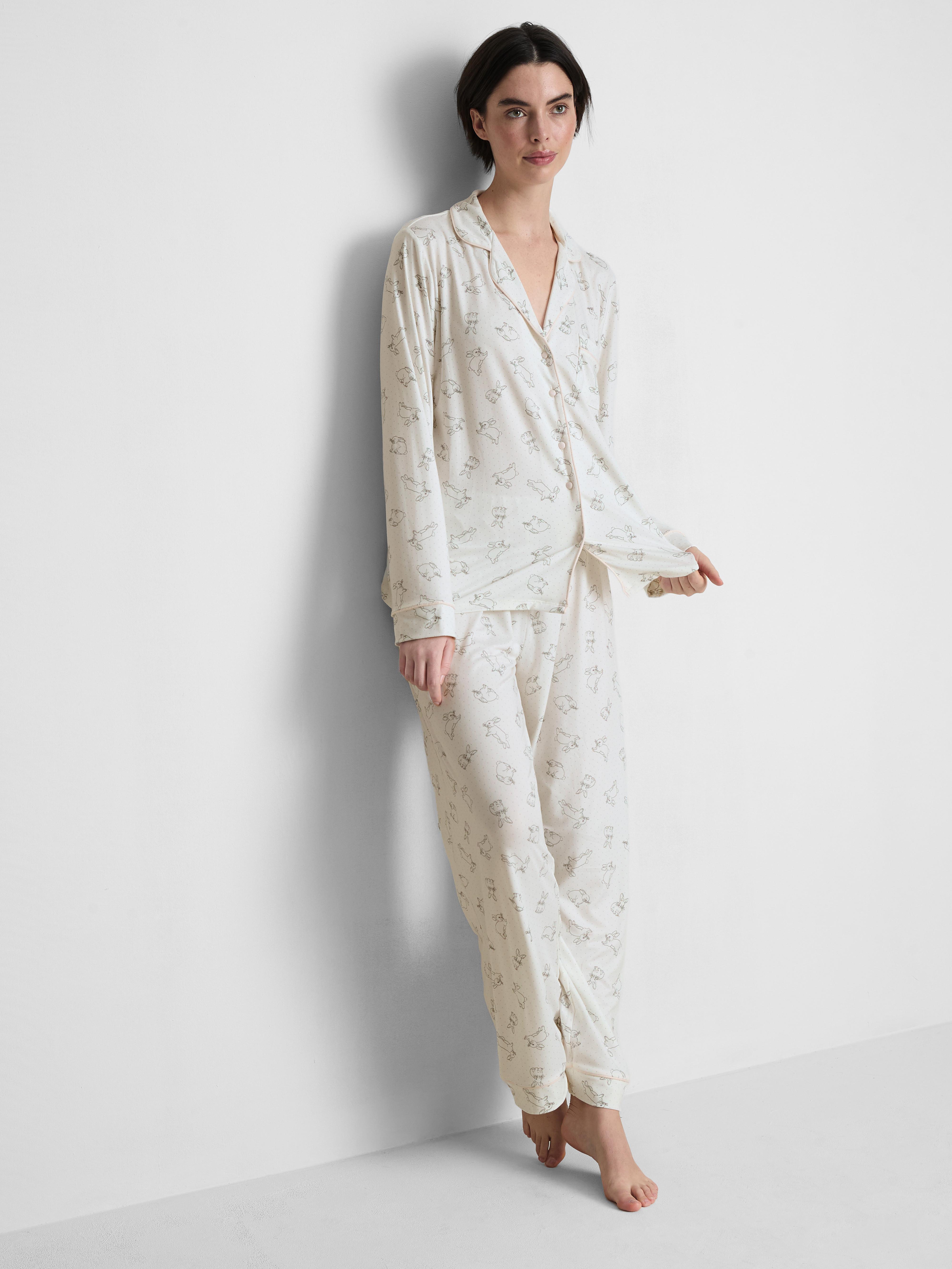 Printed Boyfriend Pyjamas