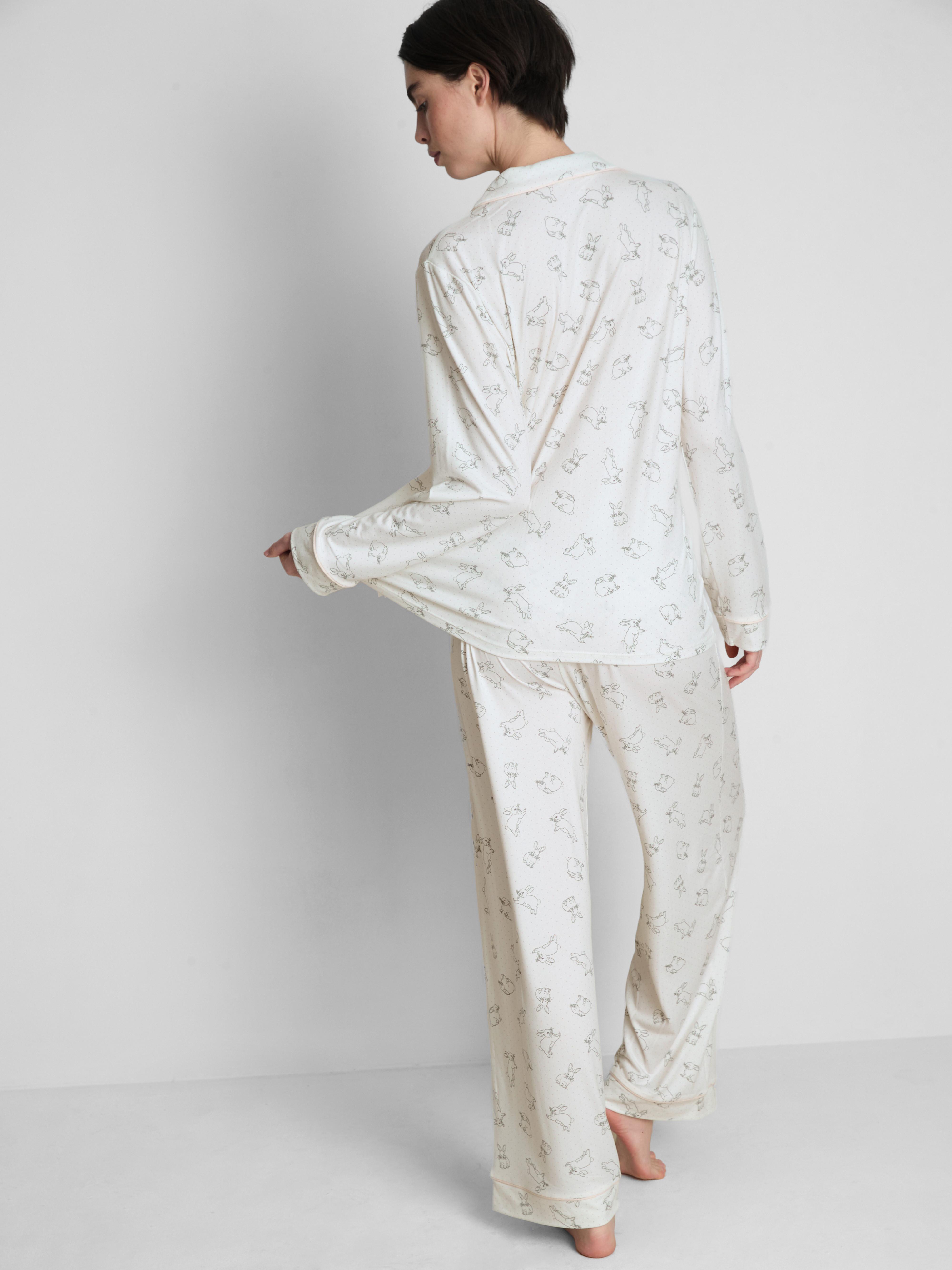Printed Boyfriend Pyjamas