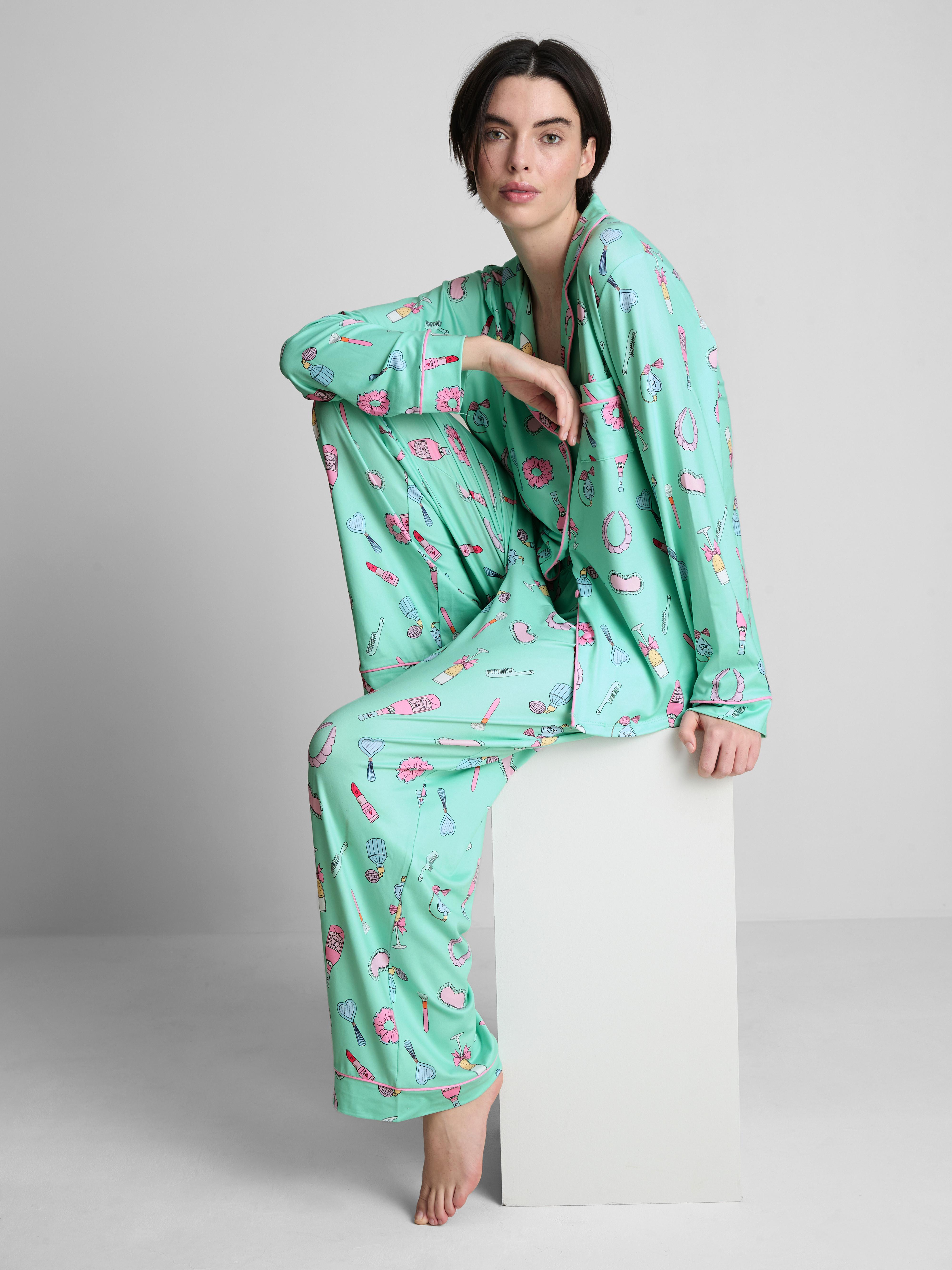 Printed Boyfriend Pyjamas