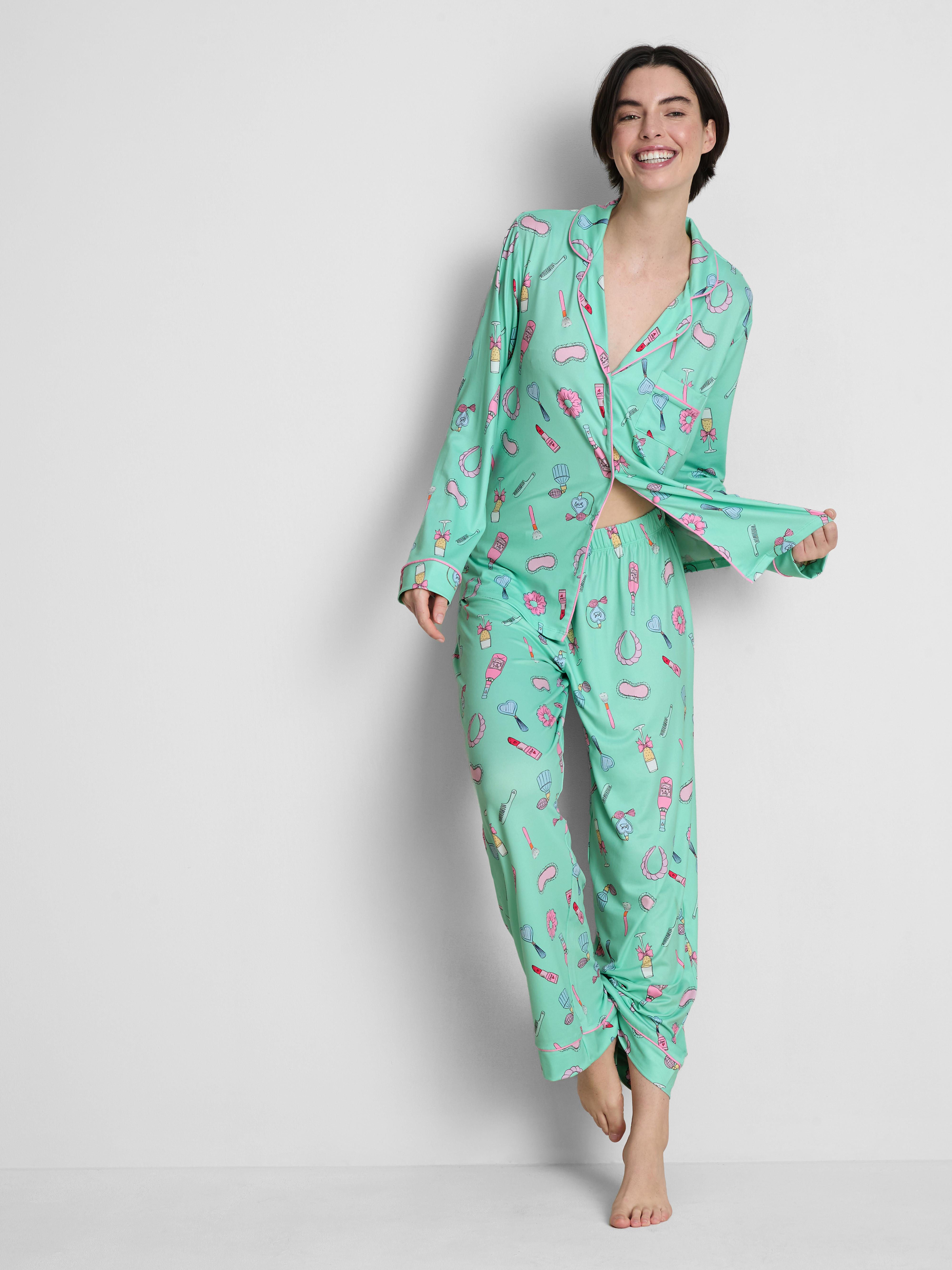 Printed Boyfriend Pyjamas
