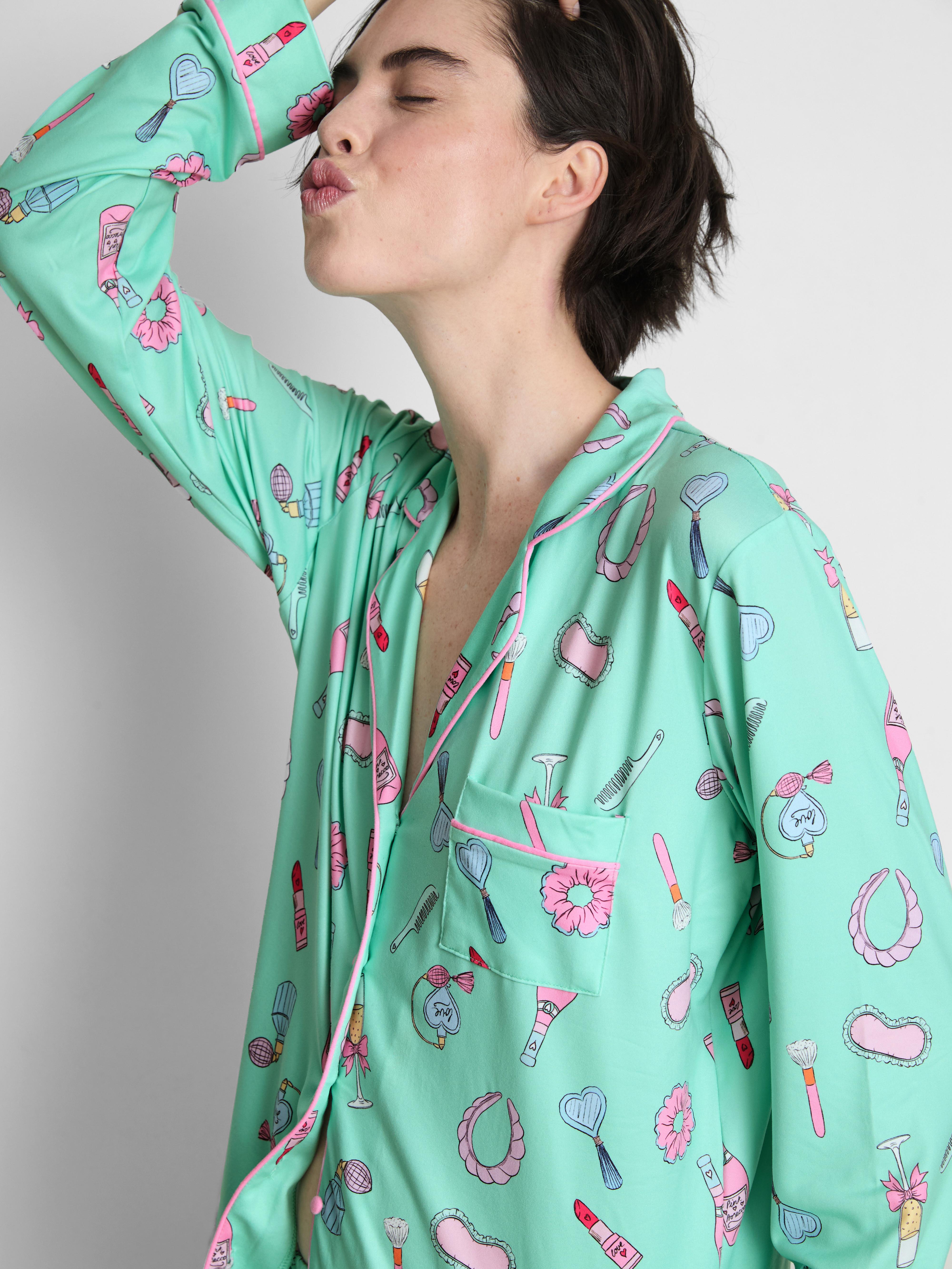 Printed Boyfriend Pyjamas