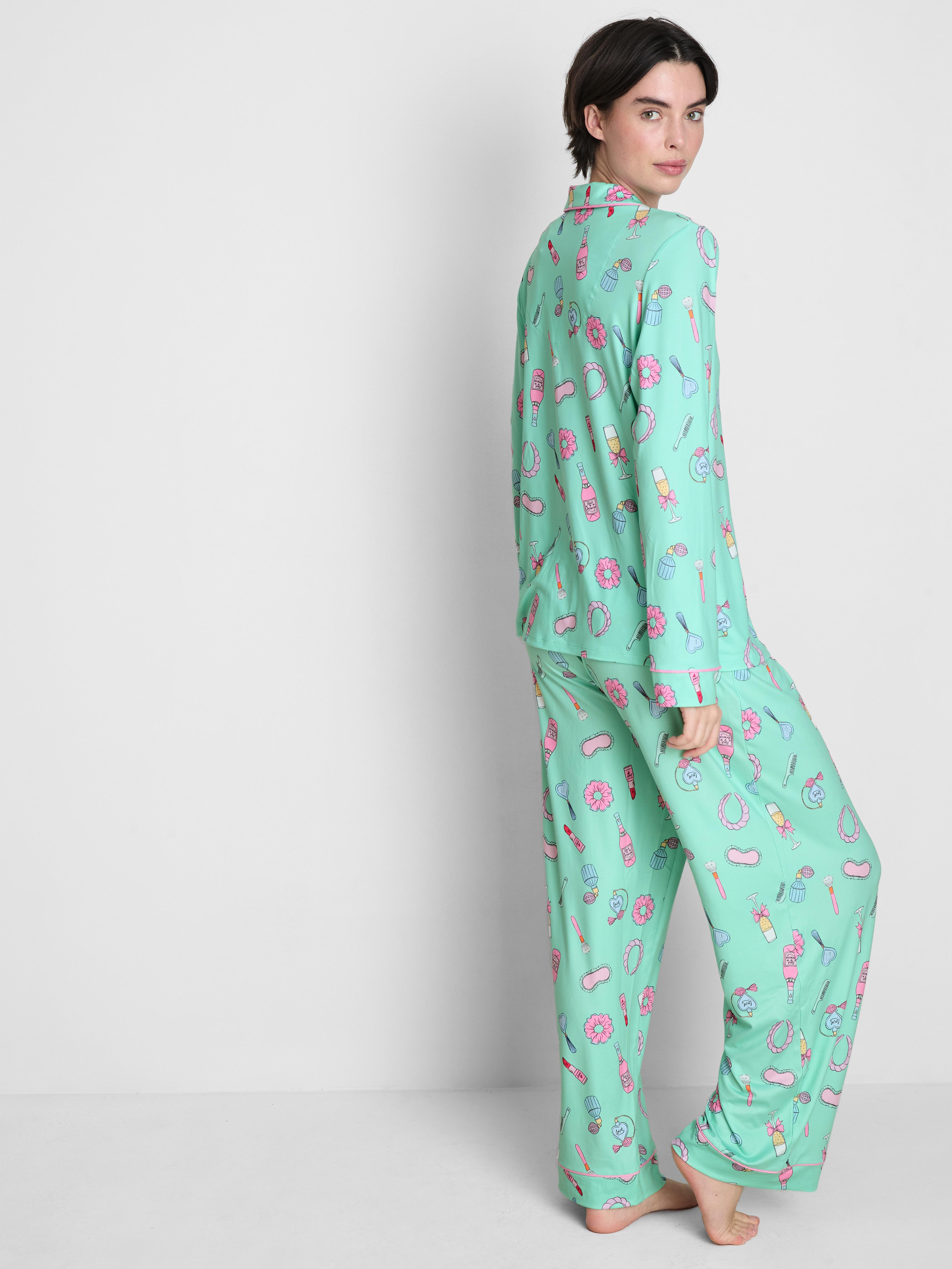 Printed Boyfriend Pyjamas