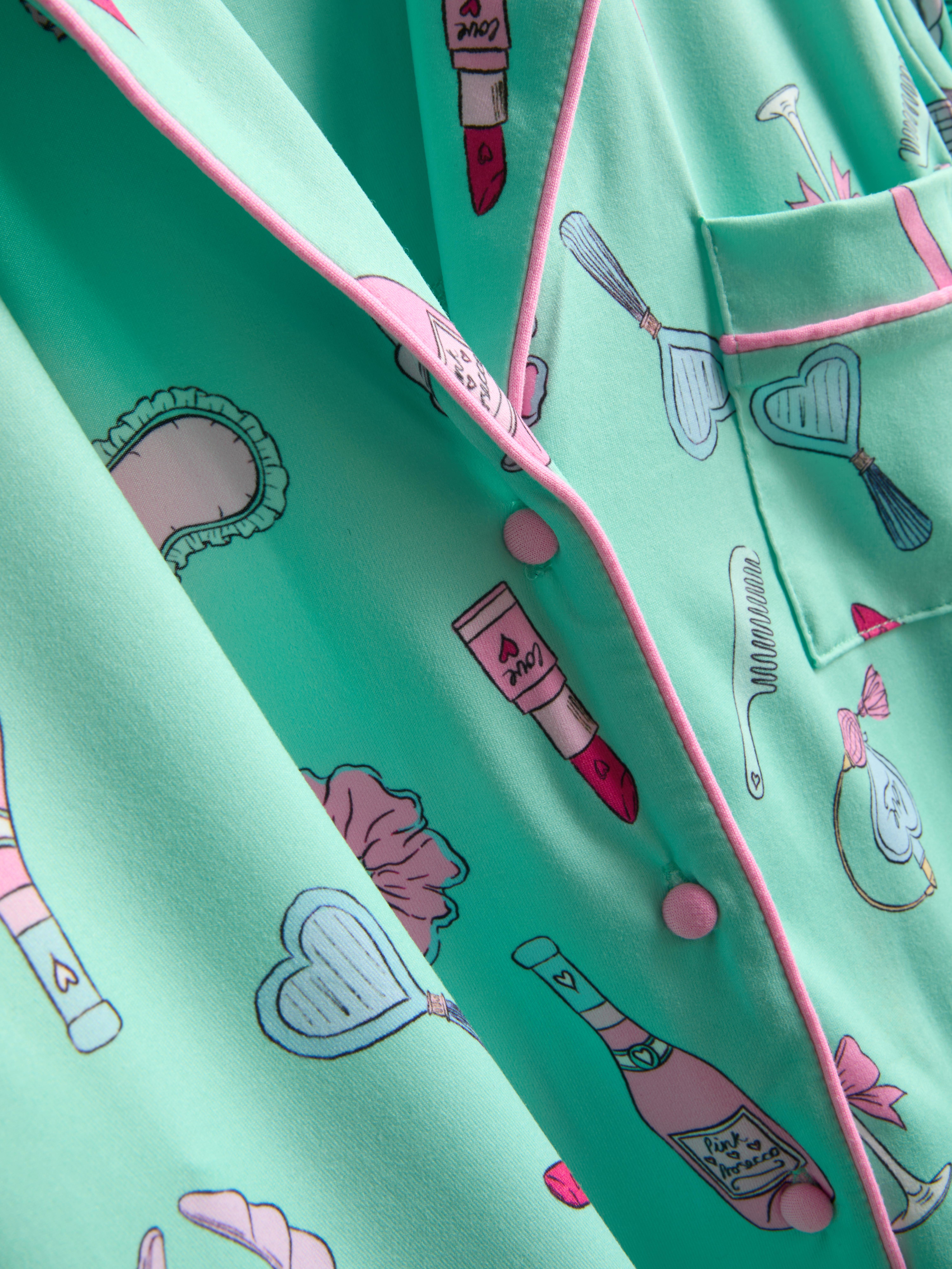 Printed Boyfriend Pyjamas