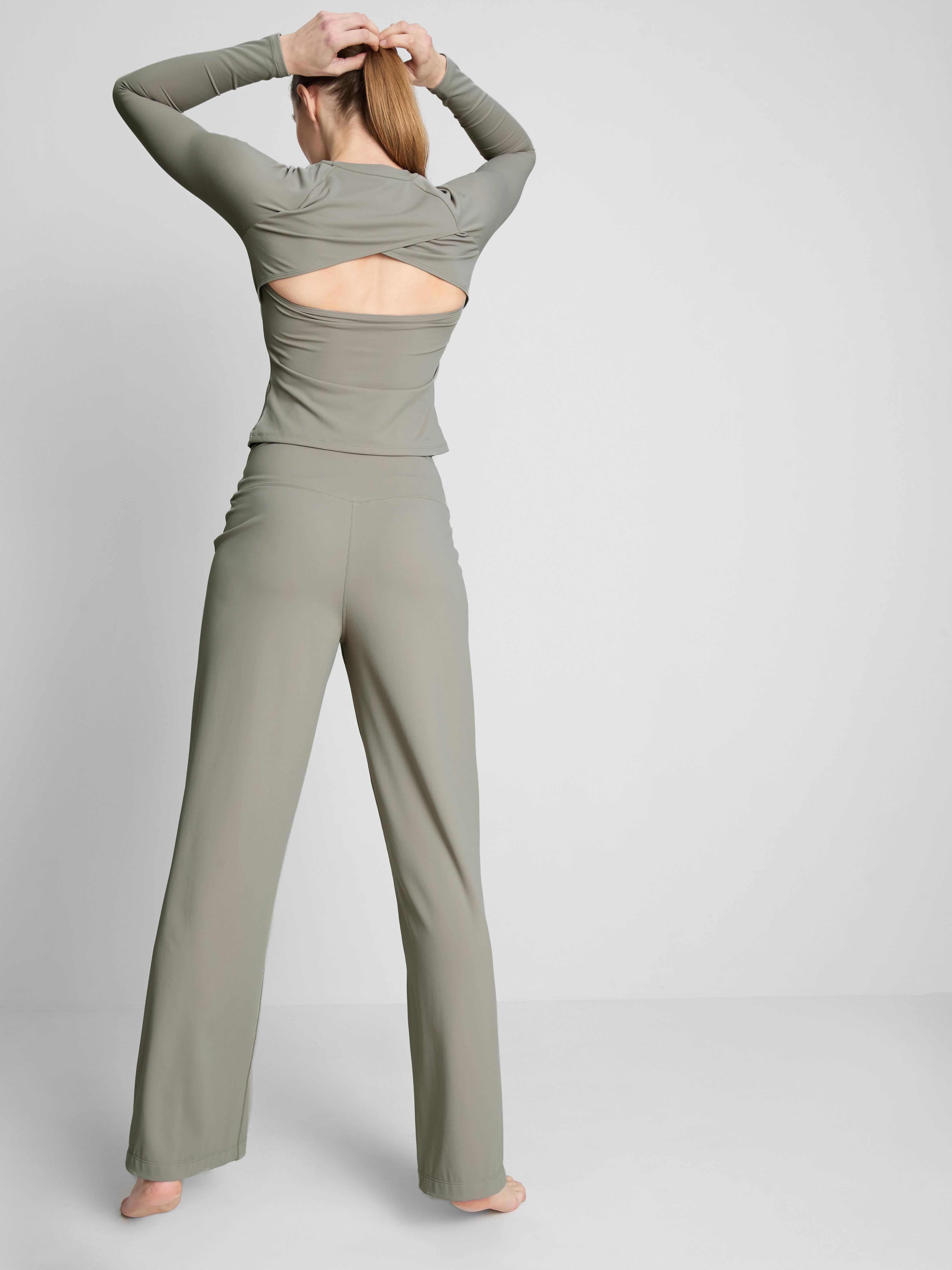 Women's Stone Buttery Soft Palazzo Activewear Pants