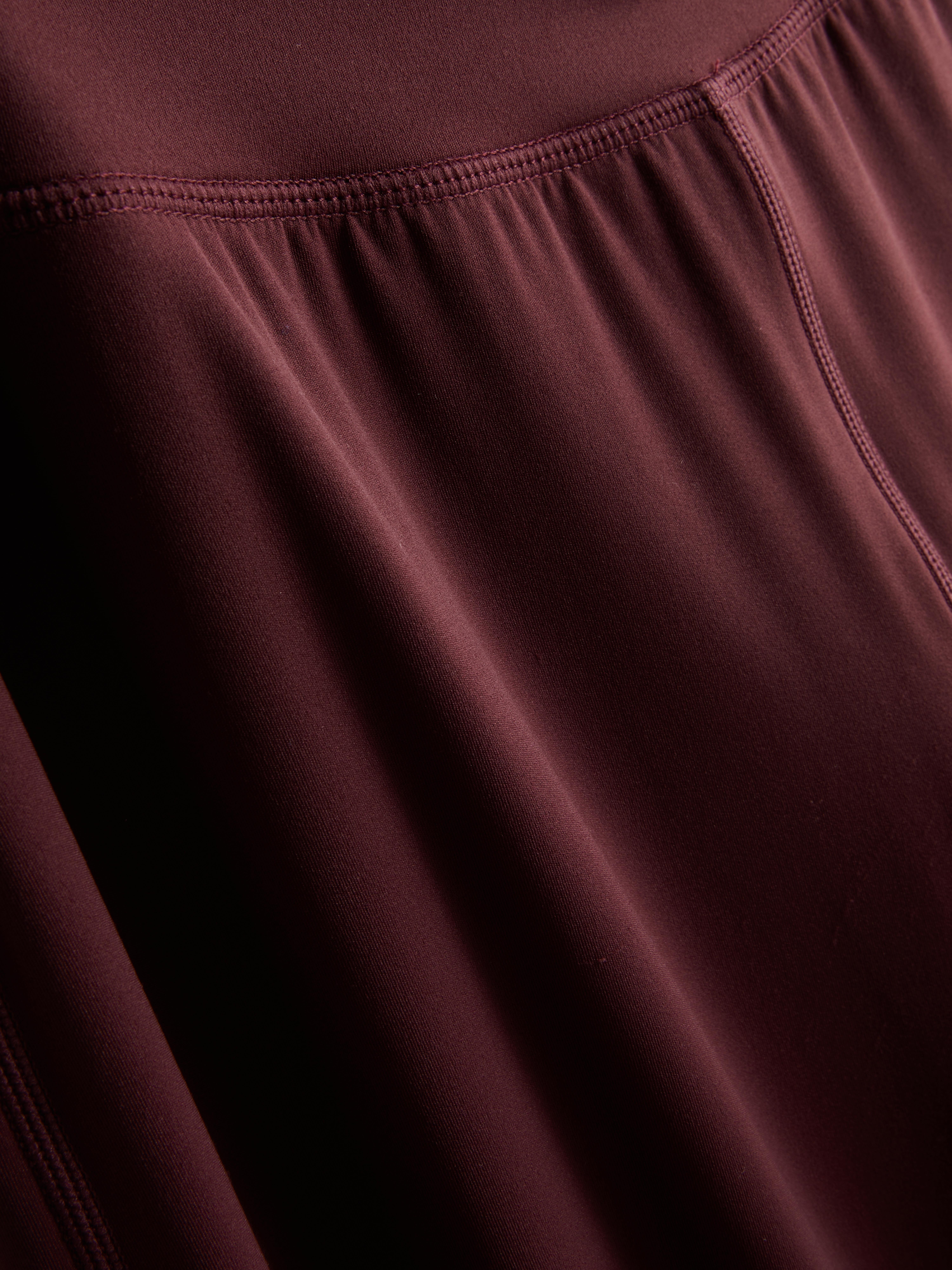 Women's Burgundy Buttery Soft Palazzo Activewear Pants