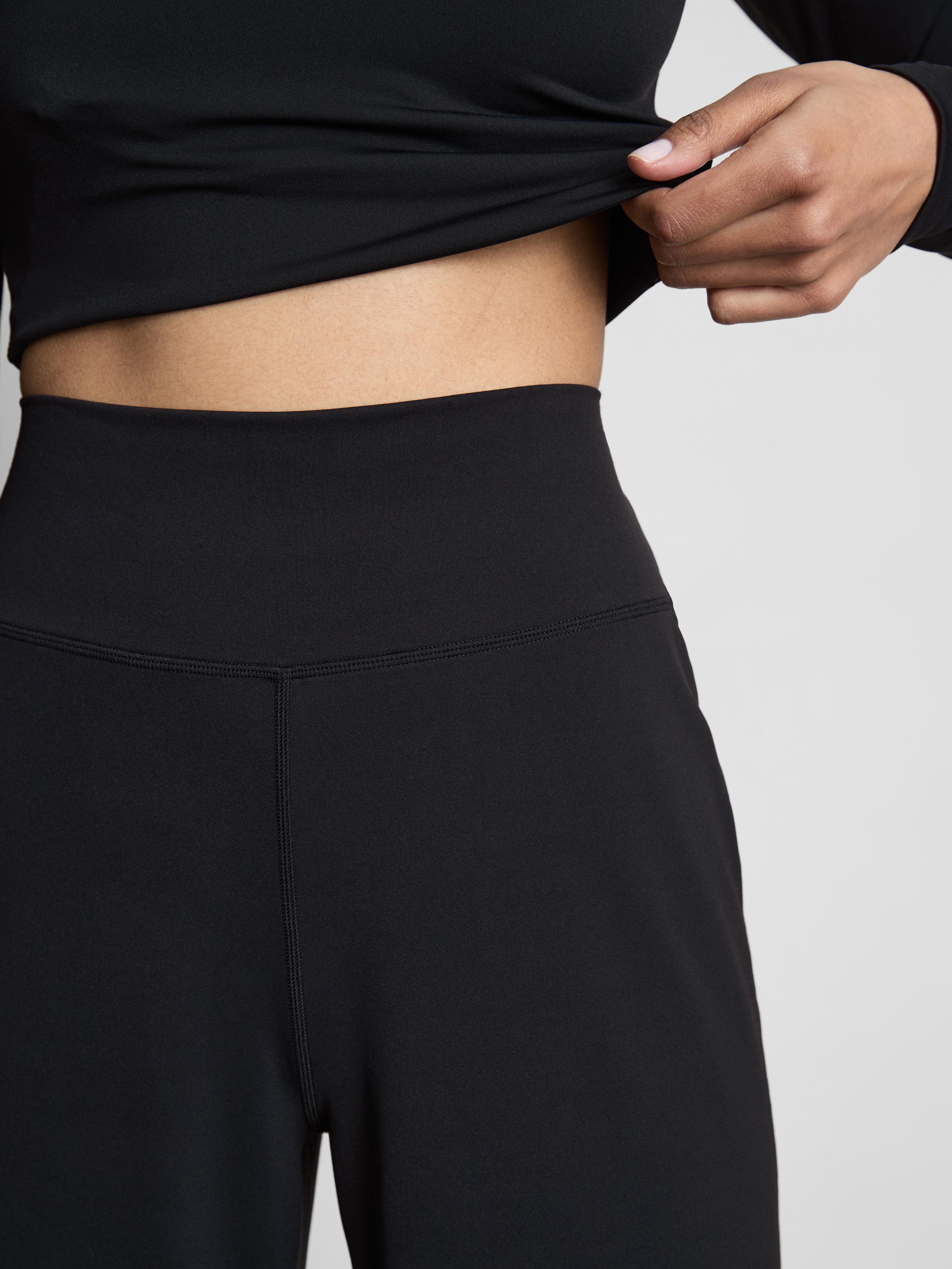 Women's Black Buttery Soft Palazzo Activewear Pants