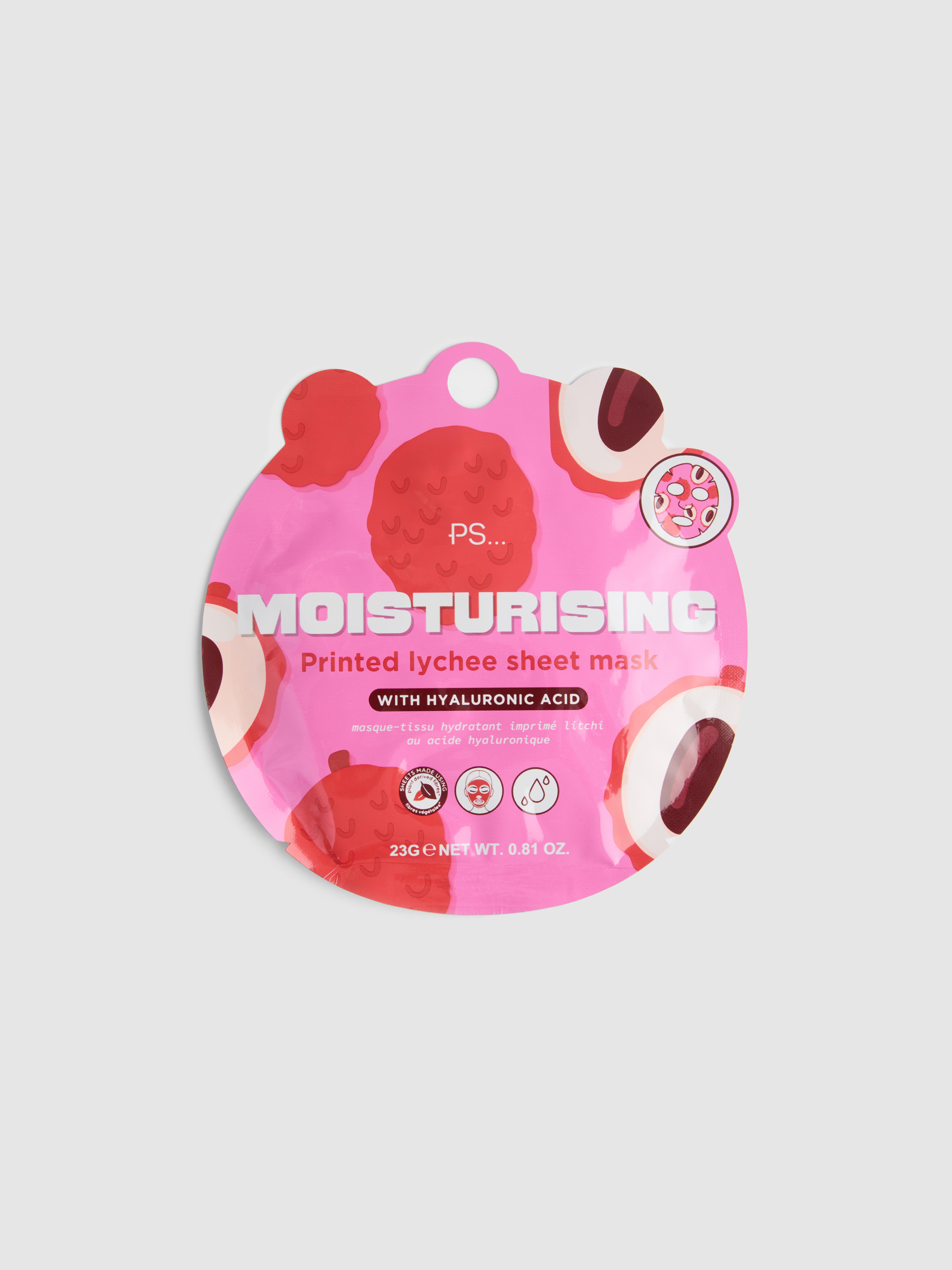 PS... Lychee Printed Sheet Mask