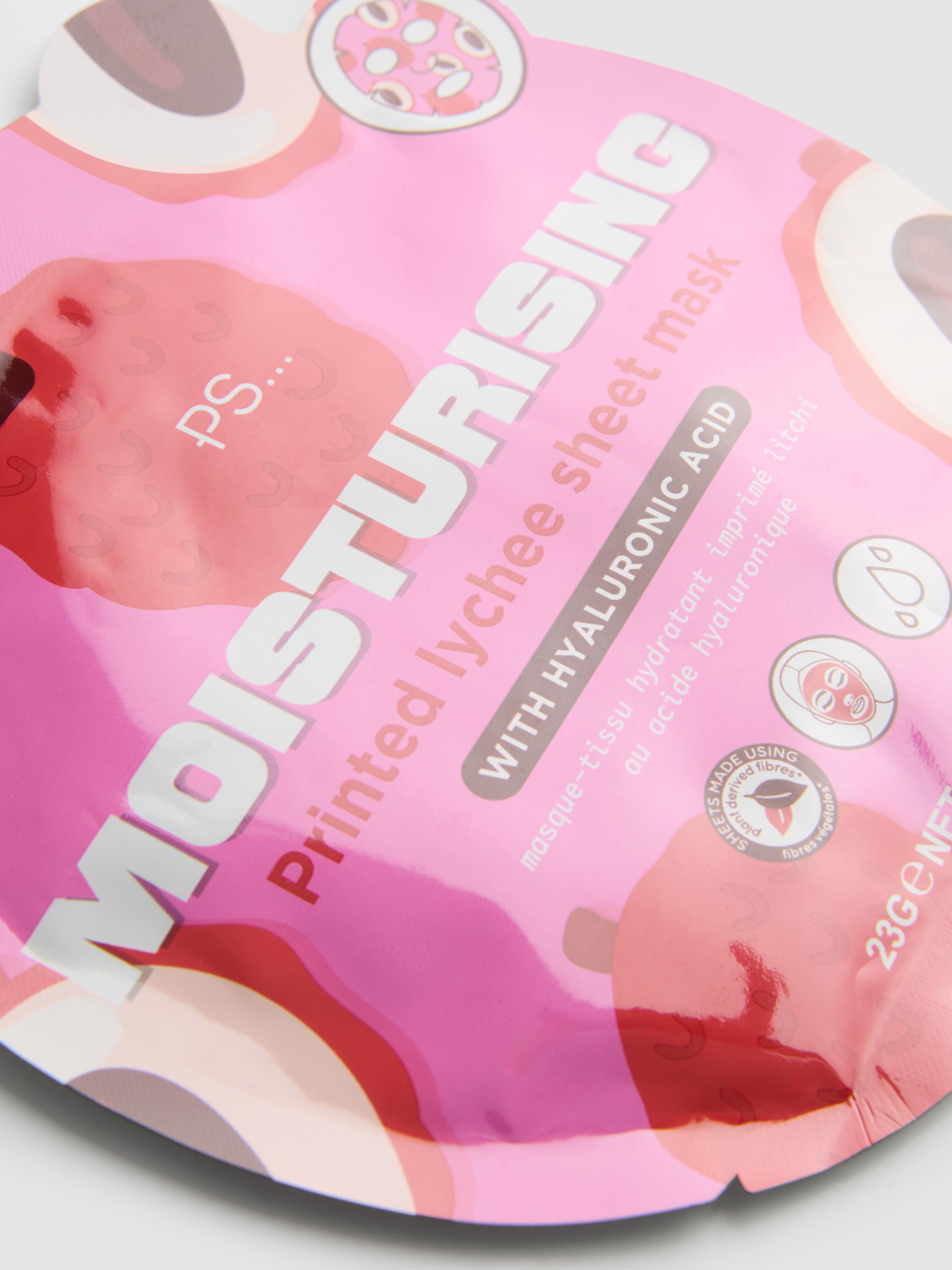 PS... Sheetmasker met lycheeprint