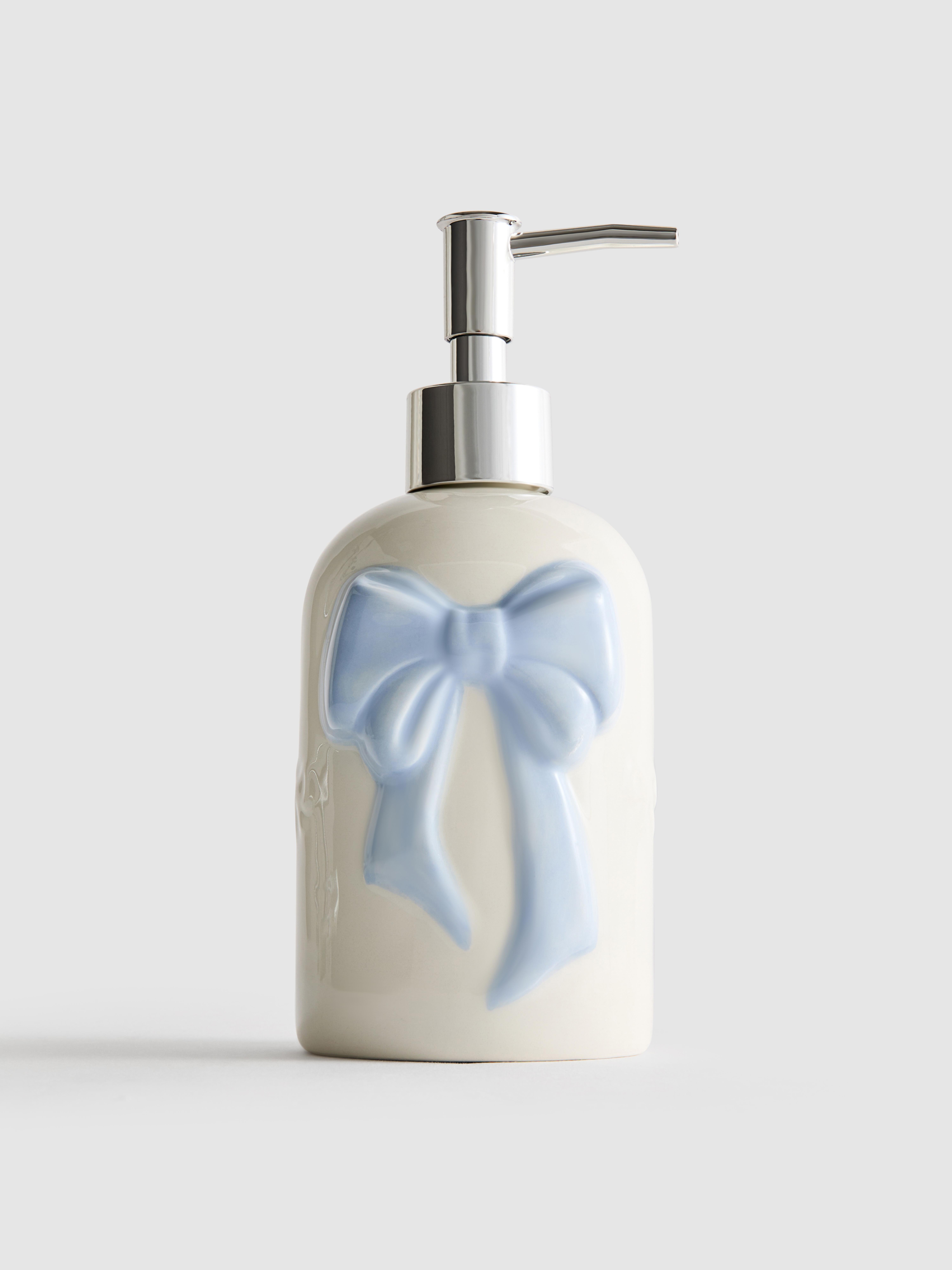 Ceramic Bow Soap Dispenser