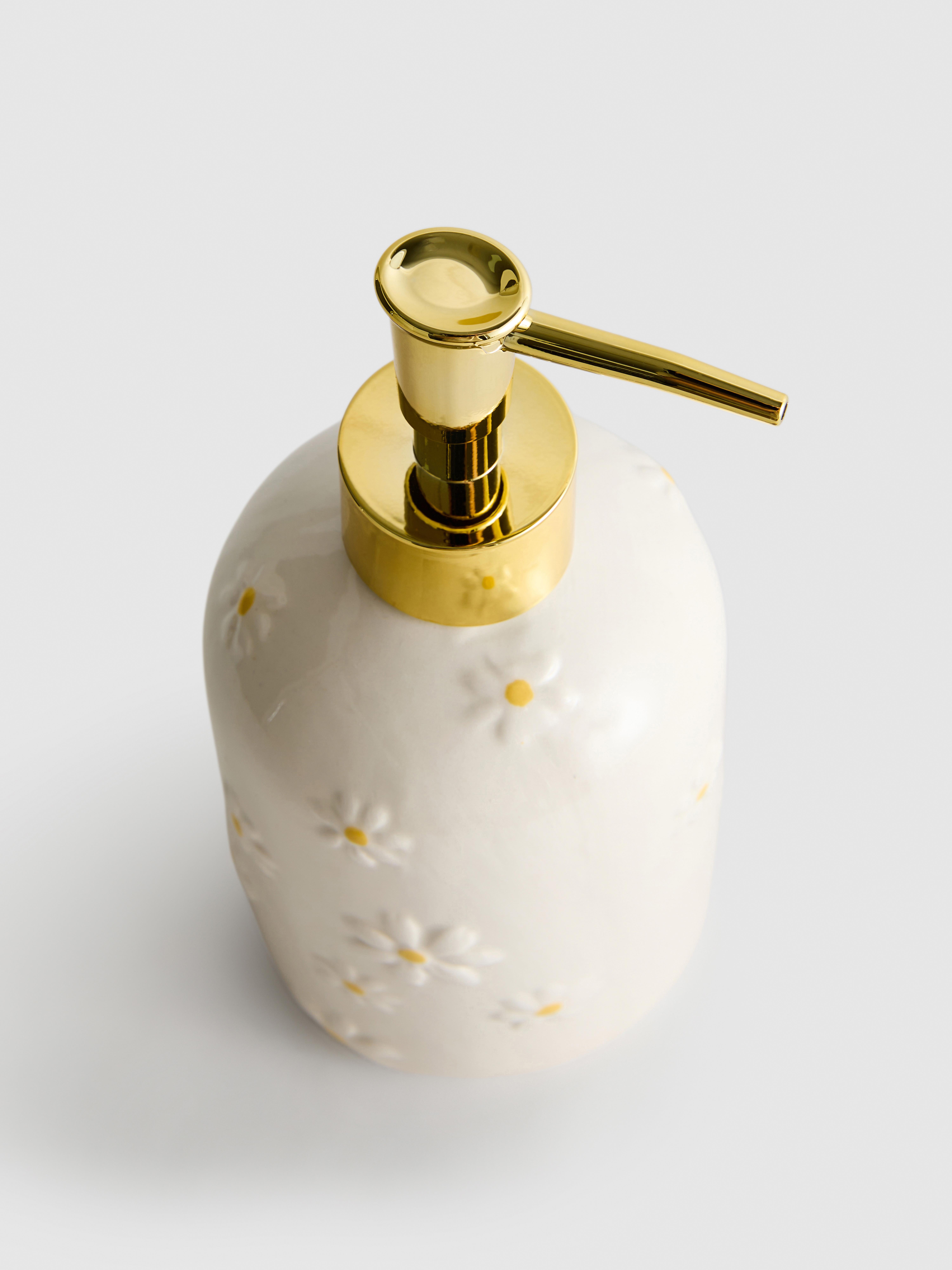 Daisy Ceramic Soap Dispenser