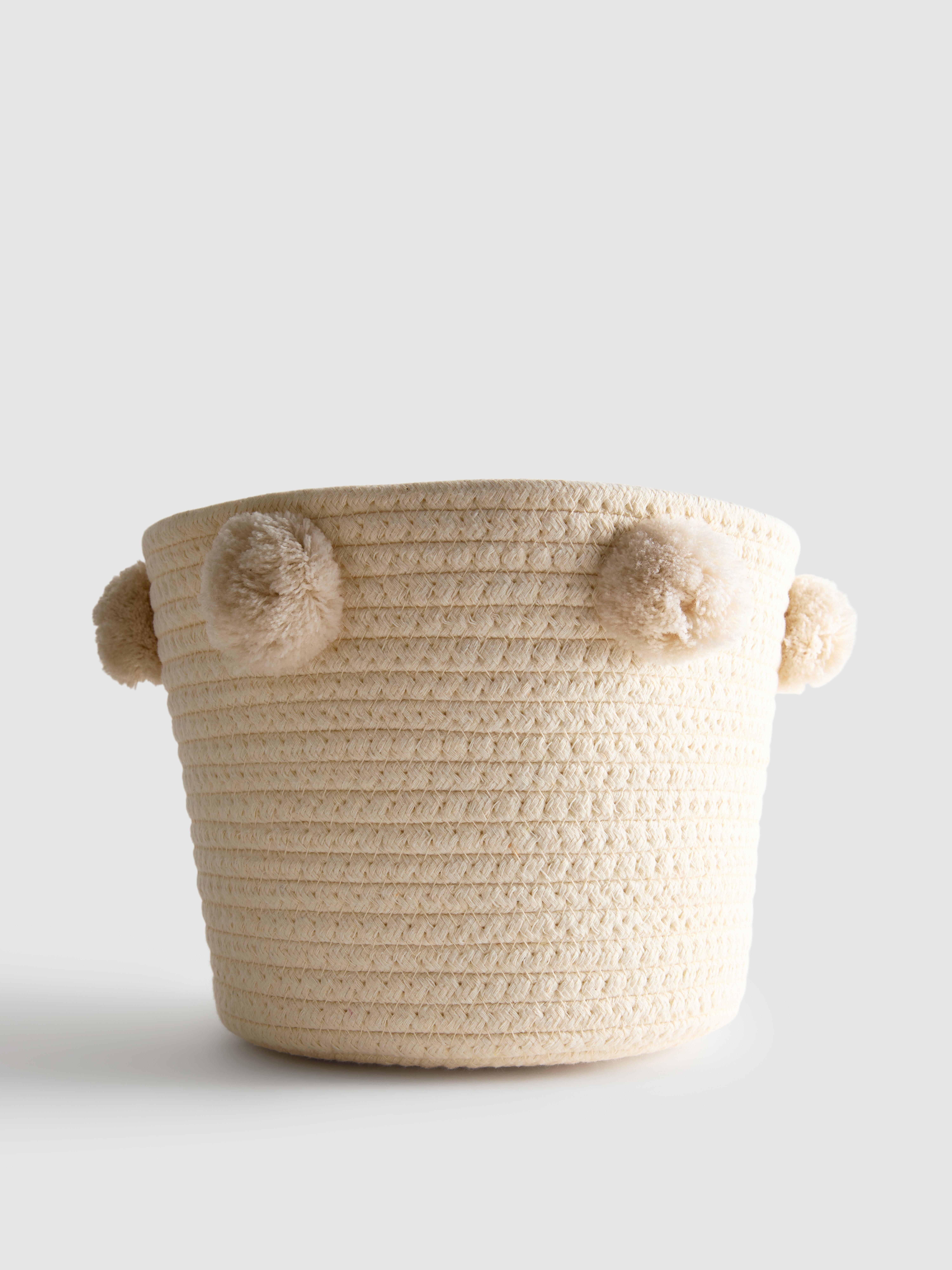 Opbergmand met pompons