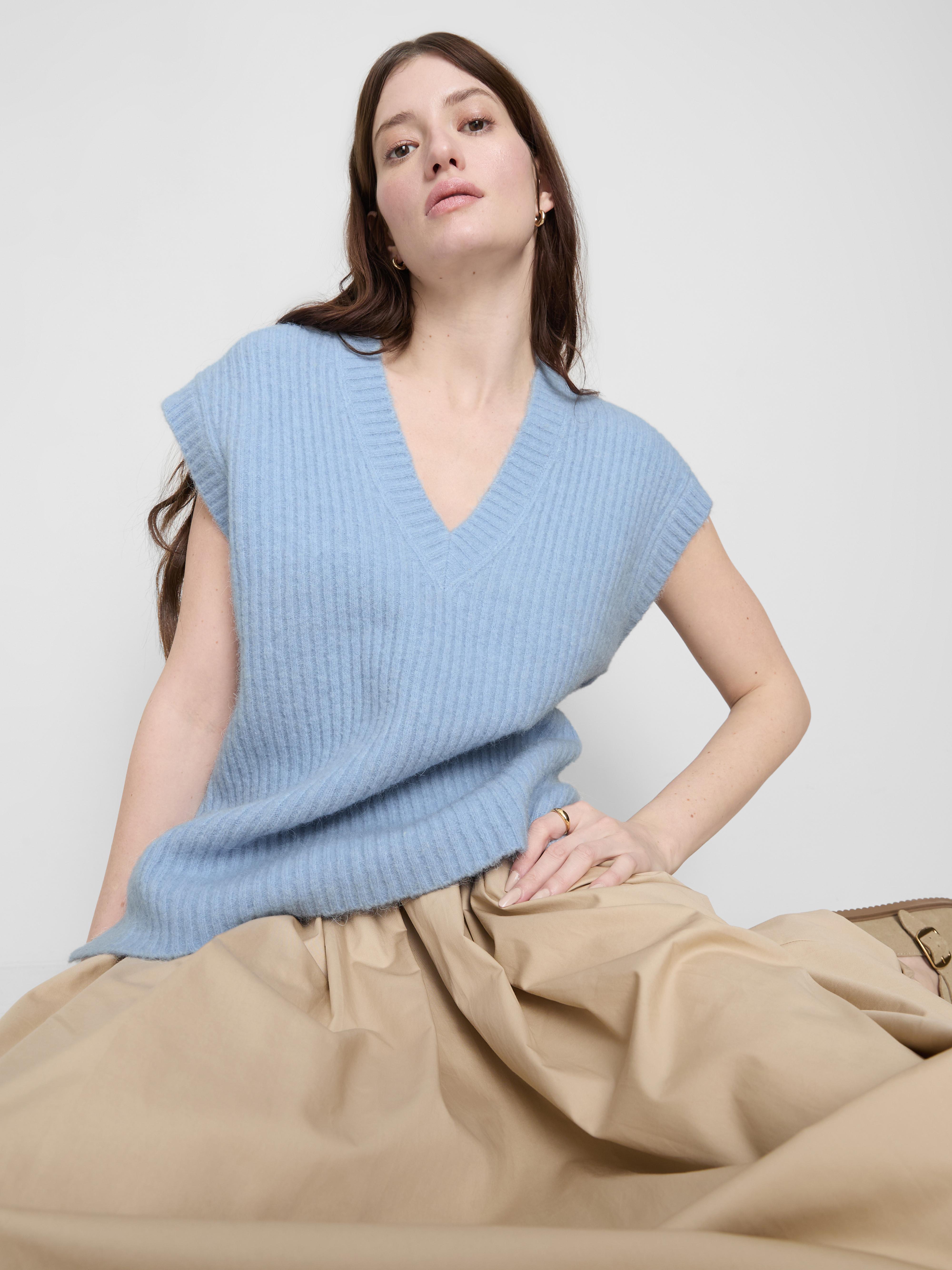 Celeste Alpaca Wool Blend Vest main image 1