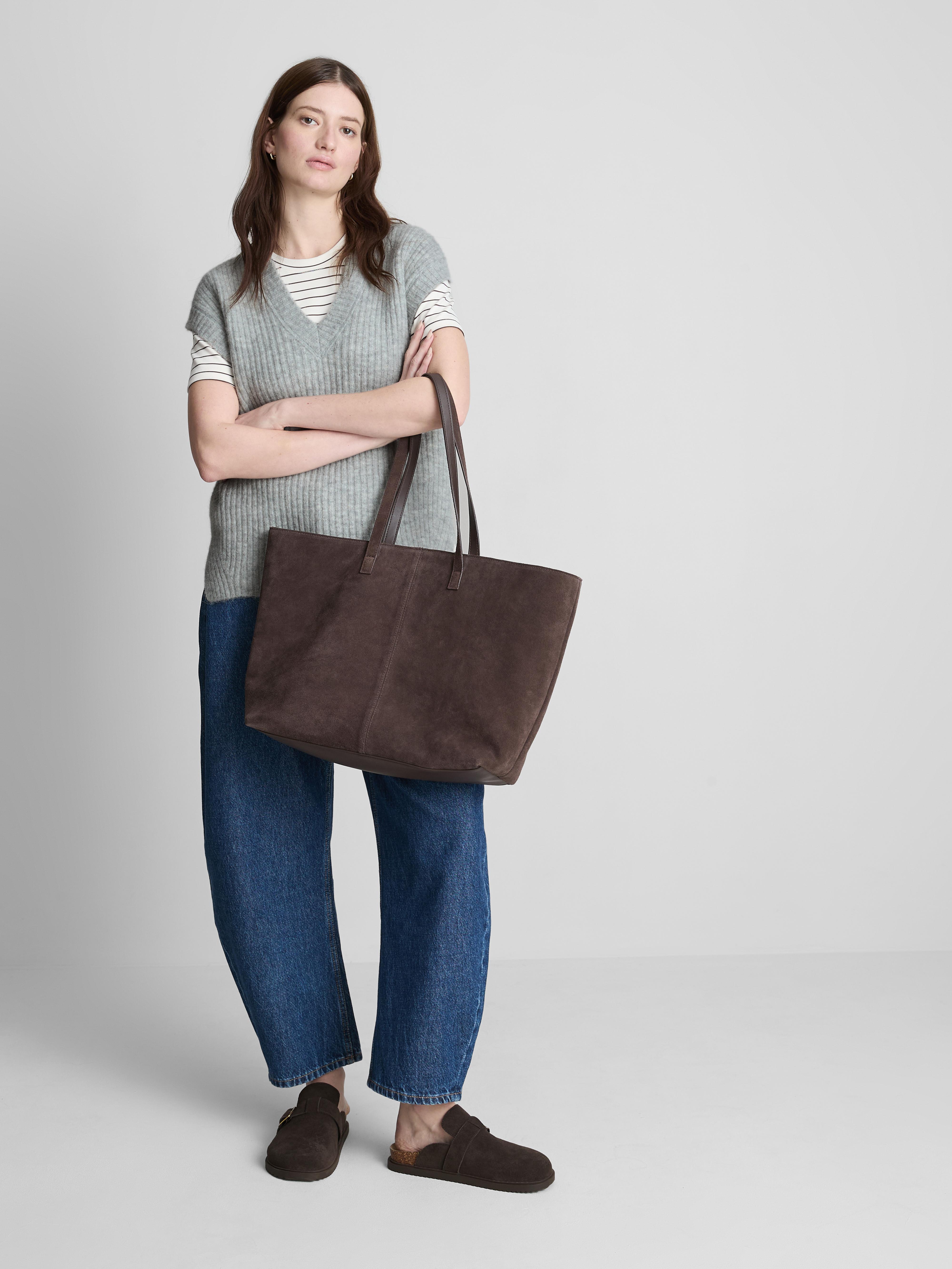 Women's Gray The Edit Wool Blend Vest