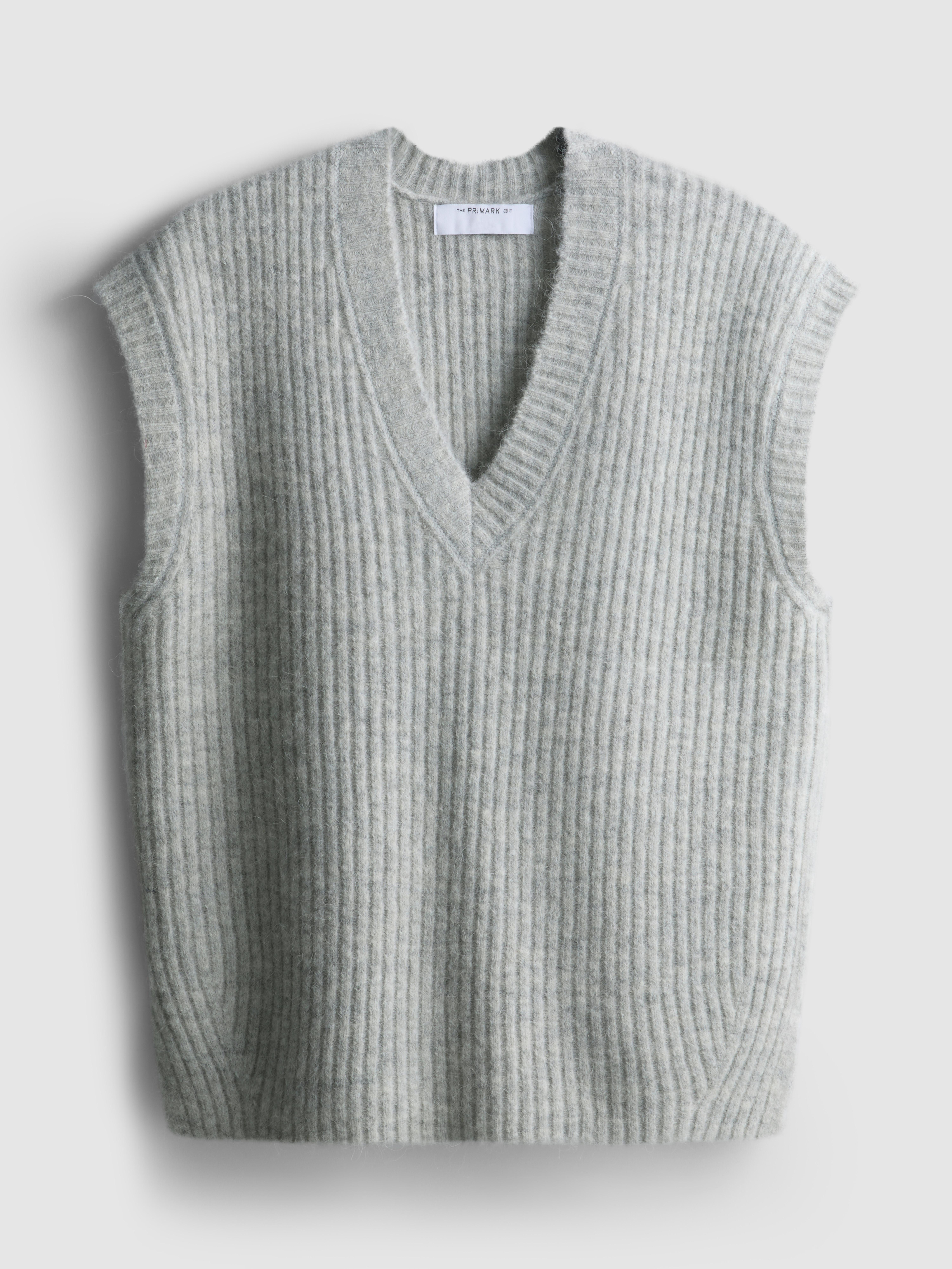 Women's Gray The Edit Wool Blend Vest