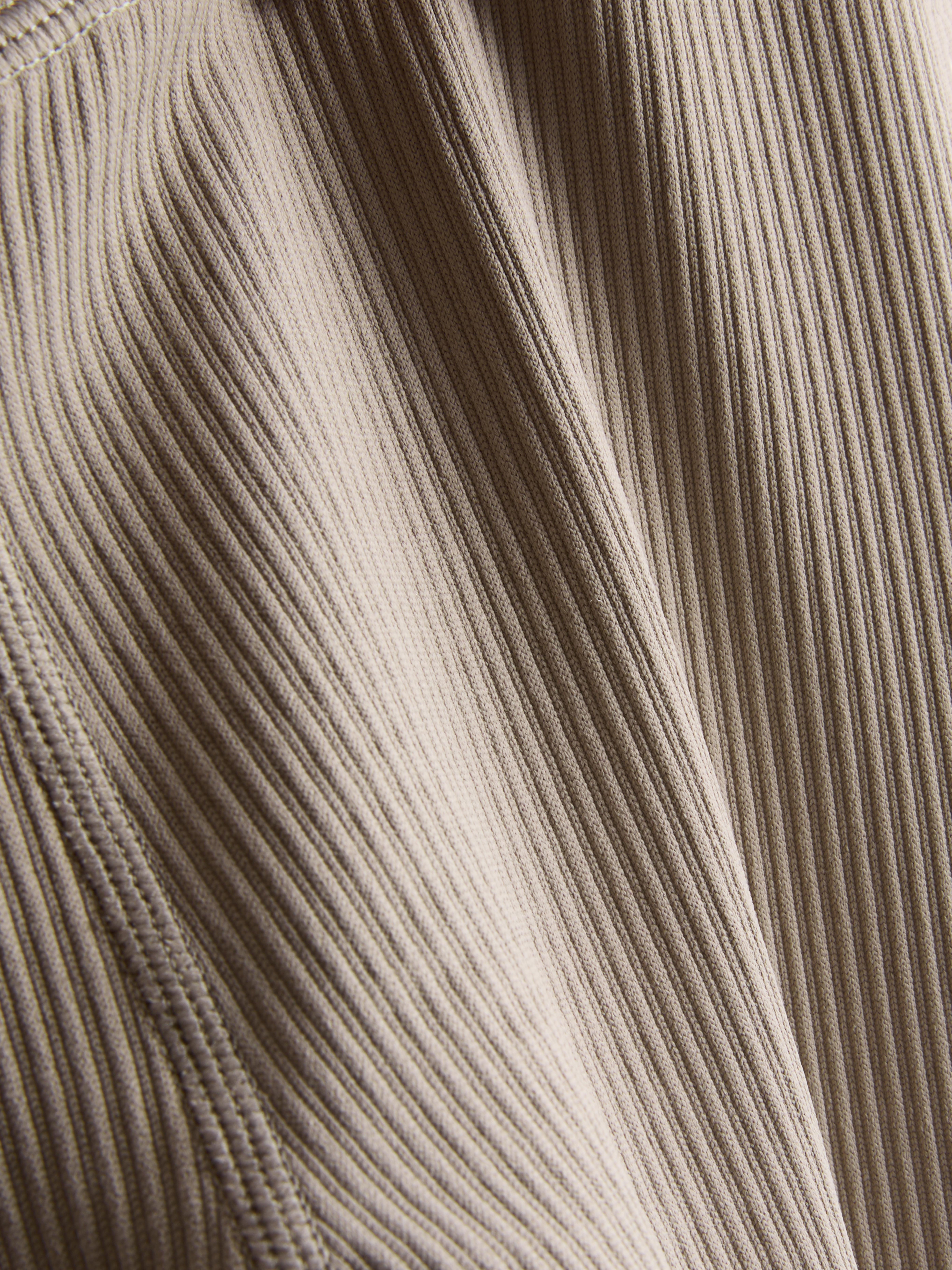 Legging de sport côtelé à taille haute