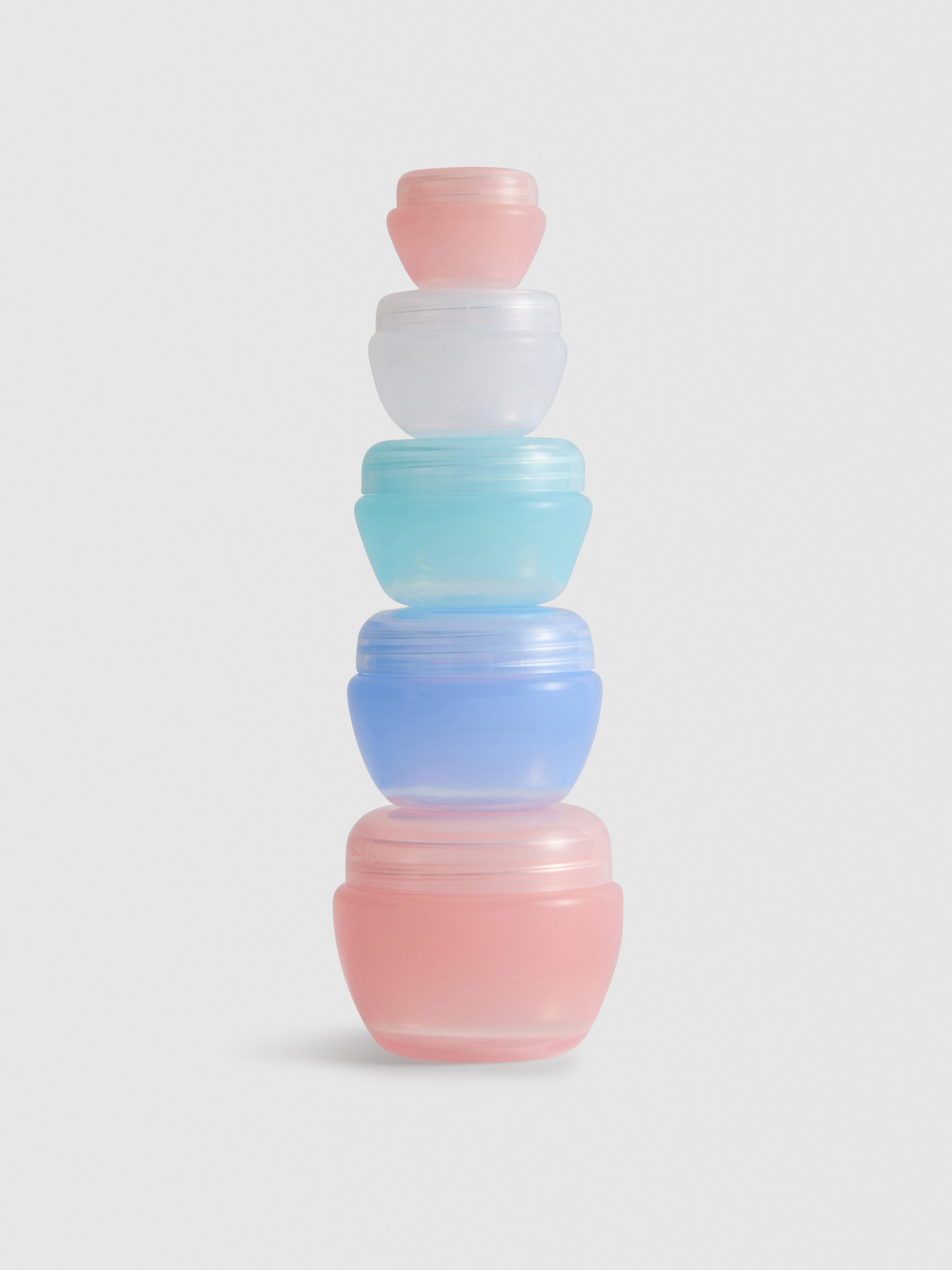 Lot de pots de voyage