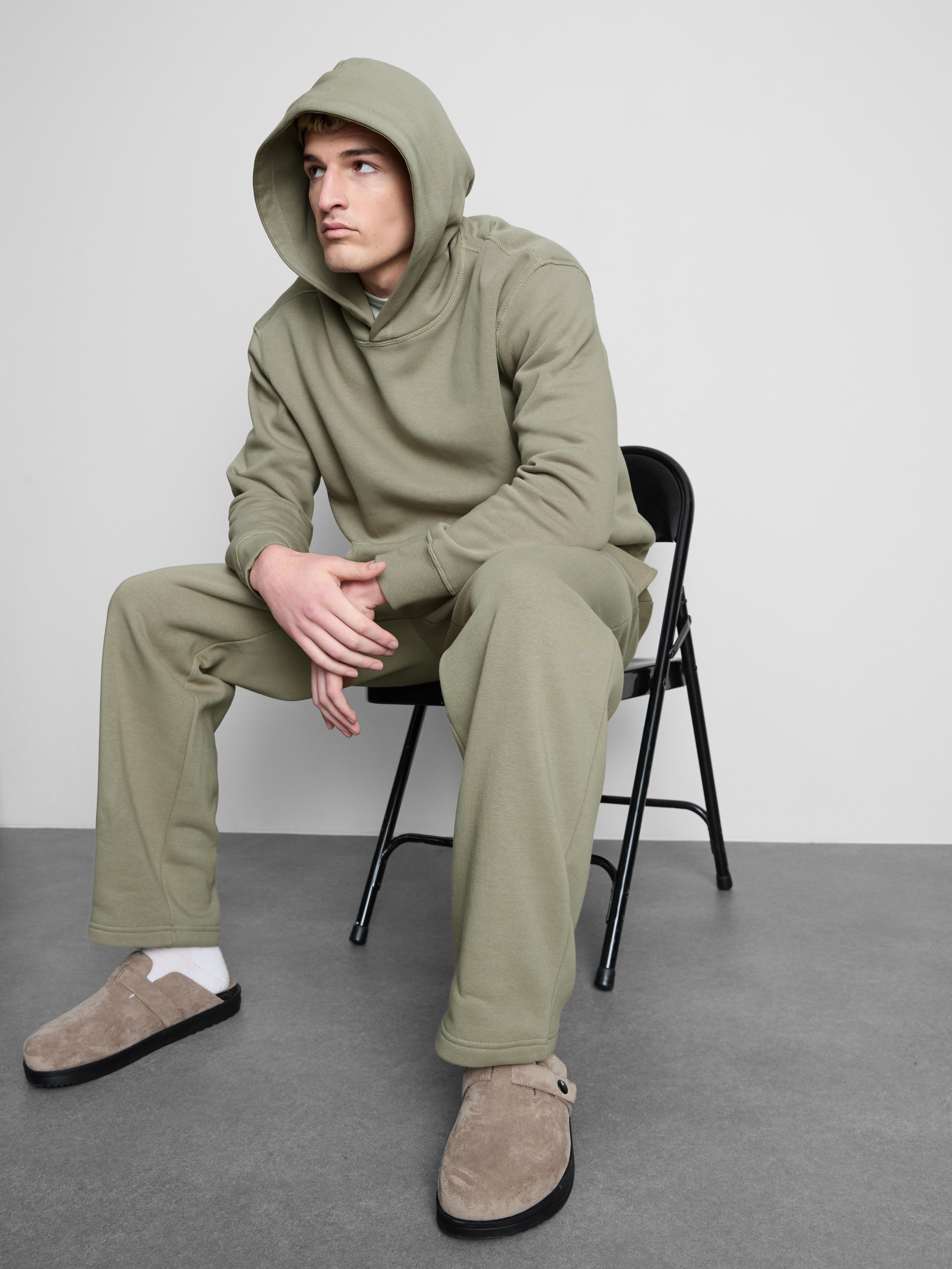 Sudadera extragrande con capucha básica