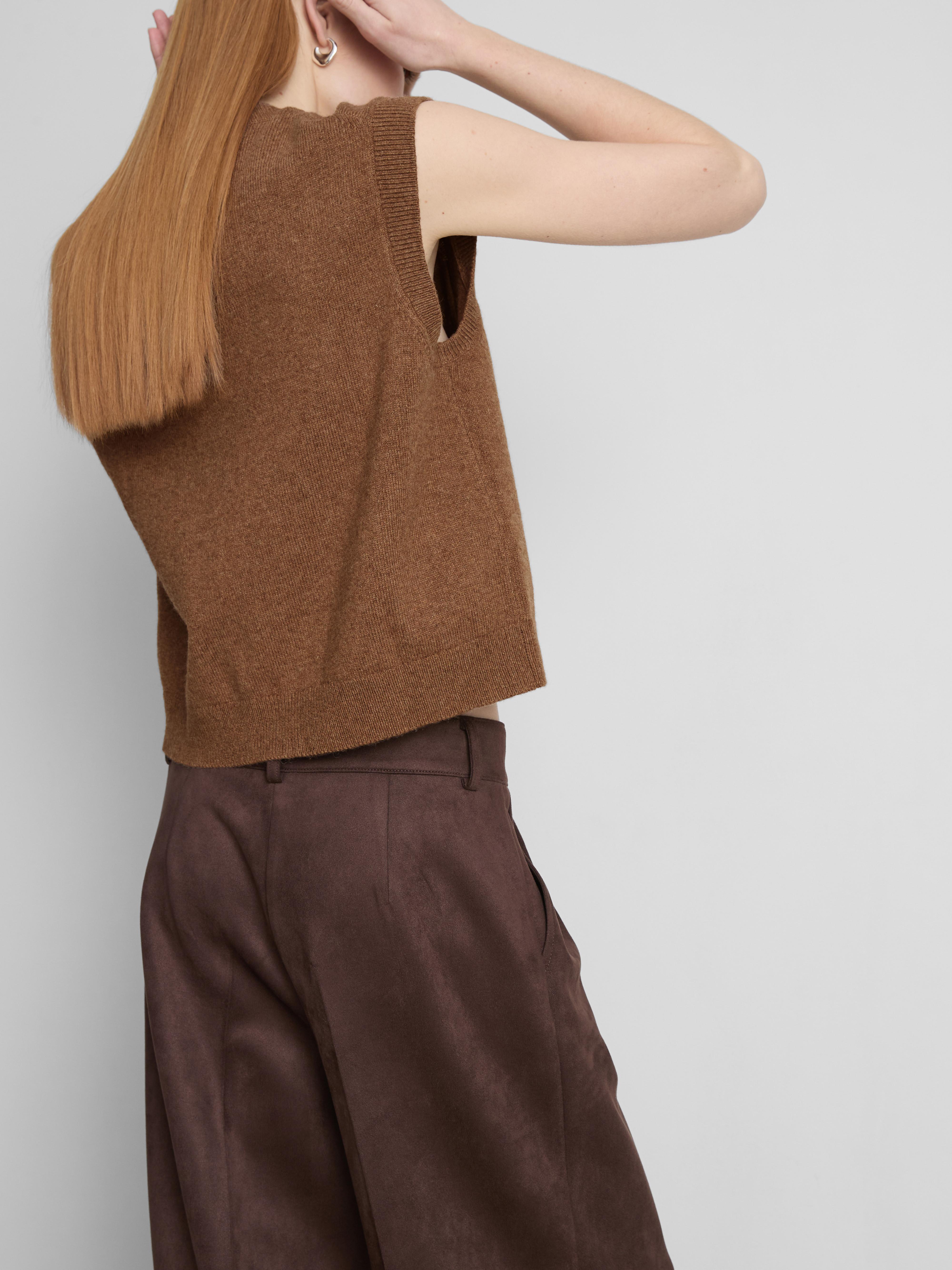 The Edit Knitted Button-Detail Vest