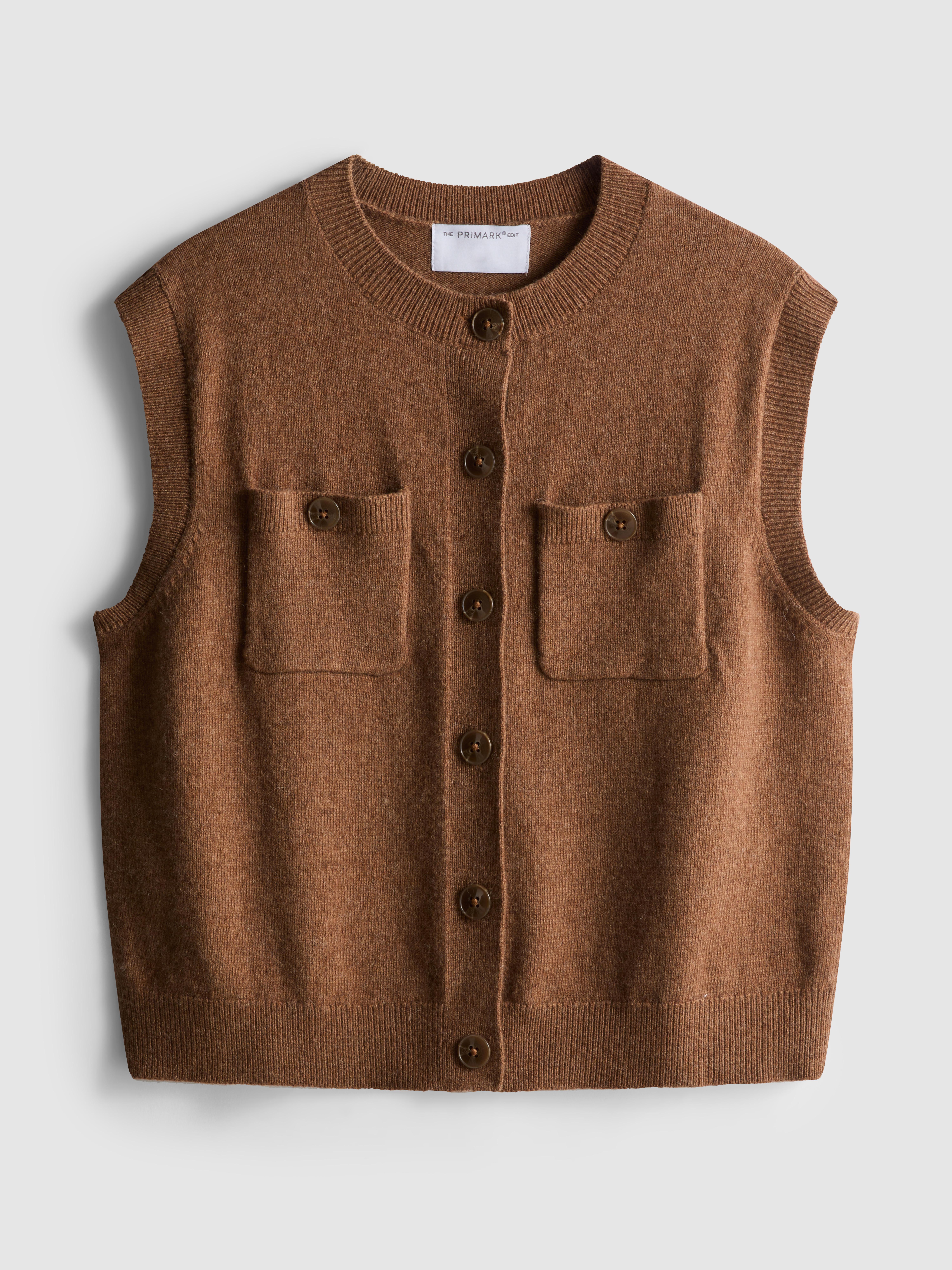 The Edit kötött, gombos mellény