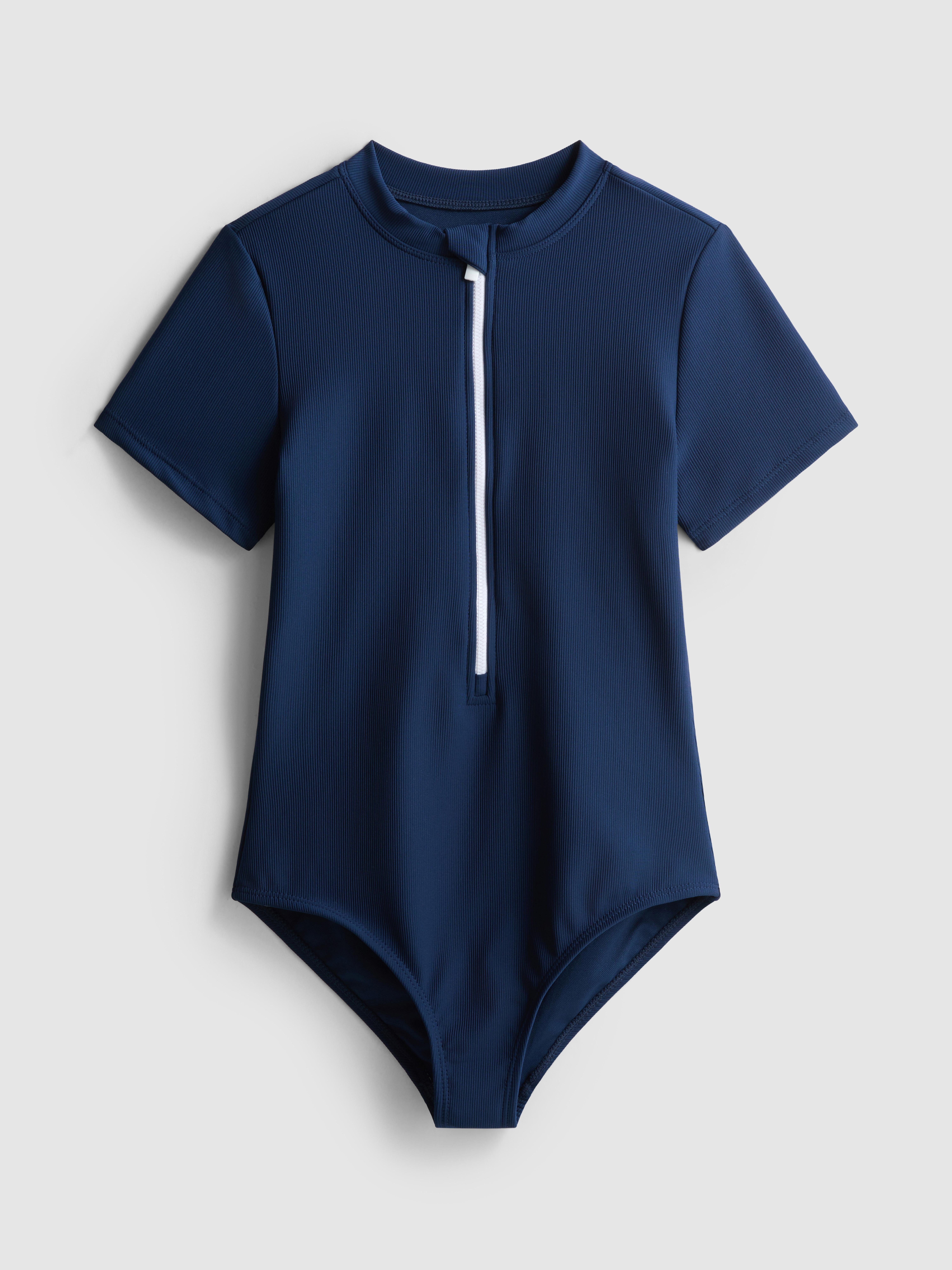 7-15yrs | Zip-Up Swimsuit