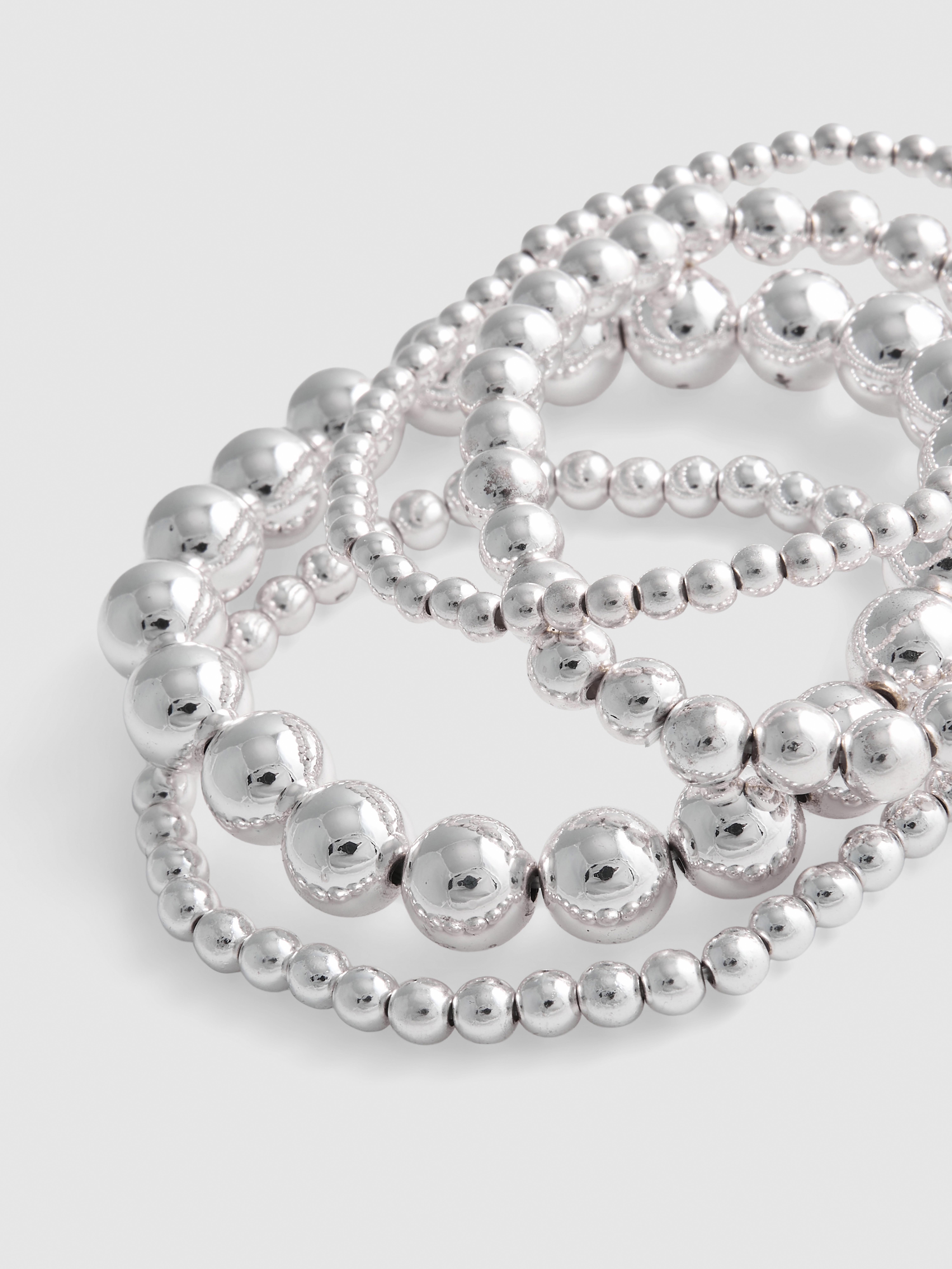 Pack de 4 pulseras de cuentas