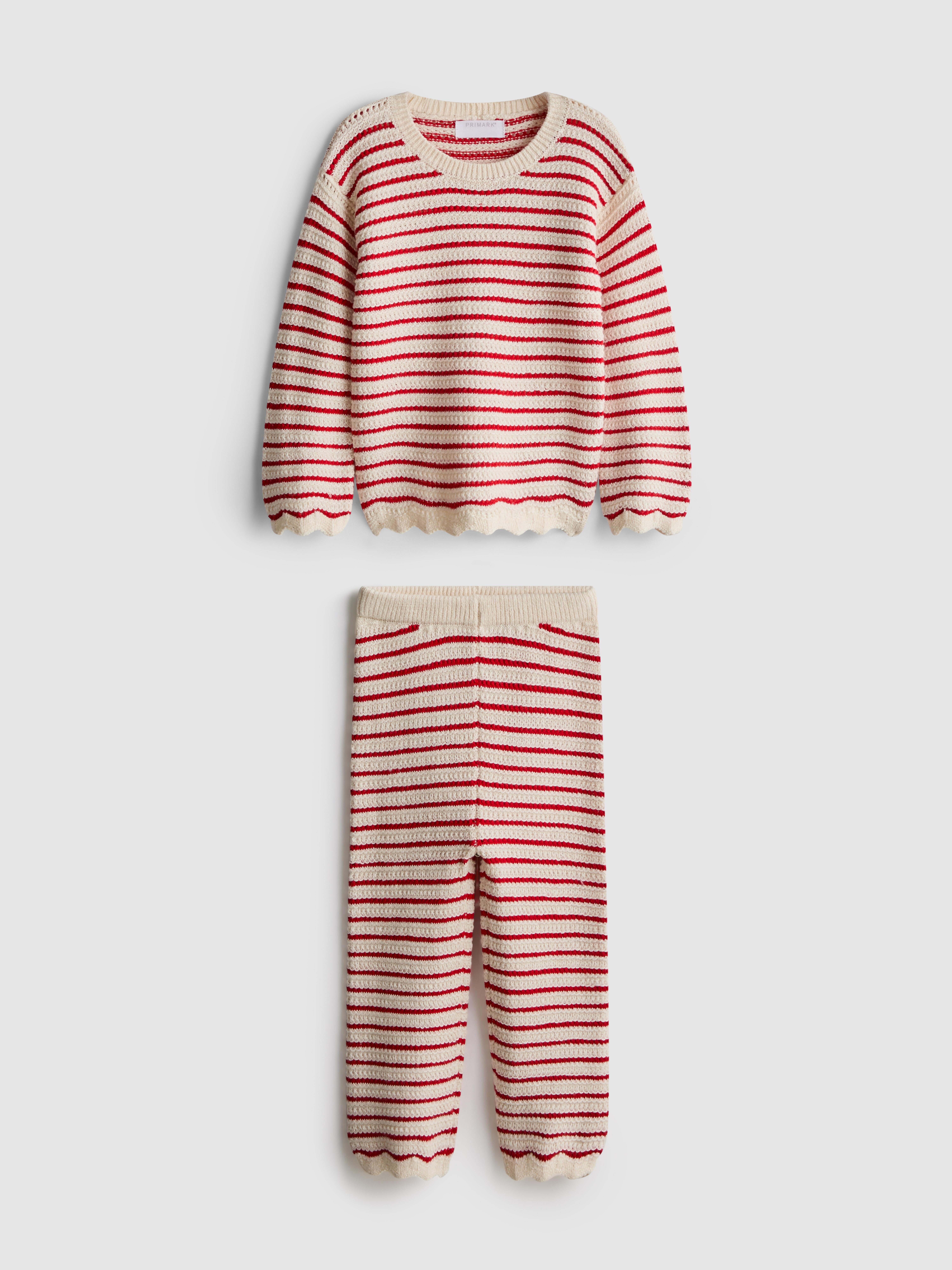 0-36mths | Crochet Sweater and Leggings Set