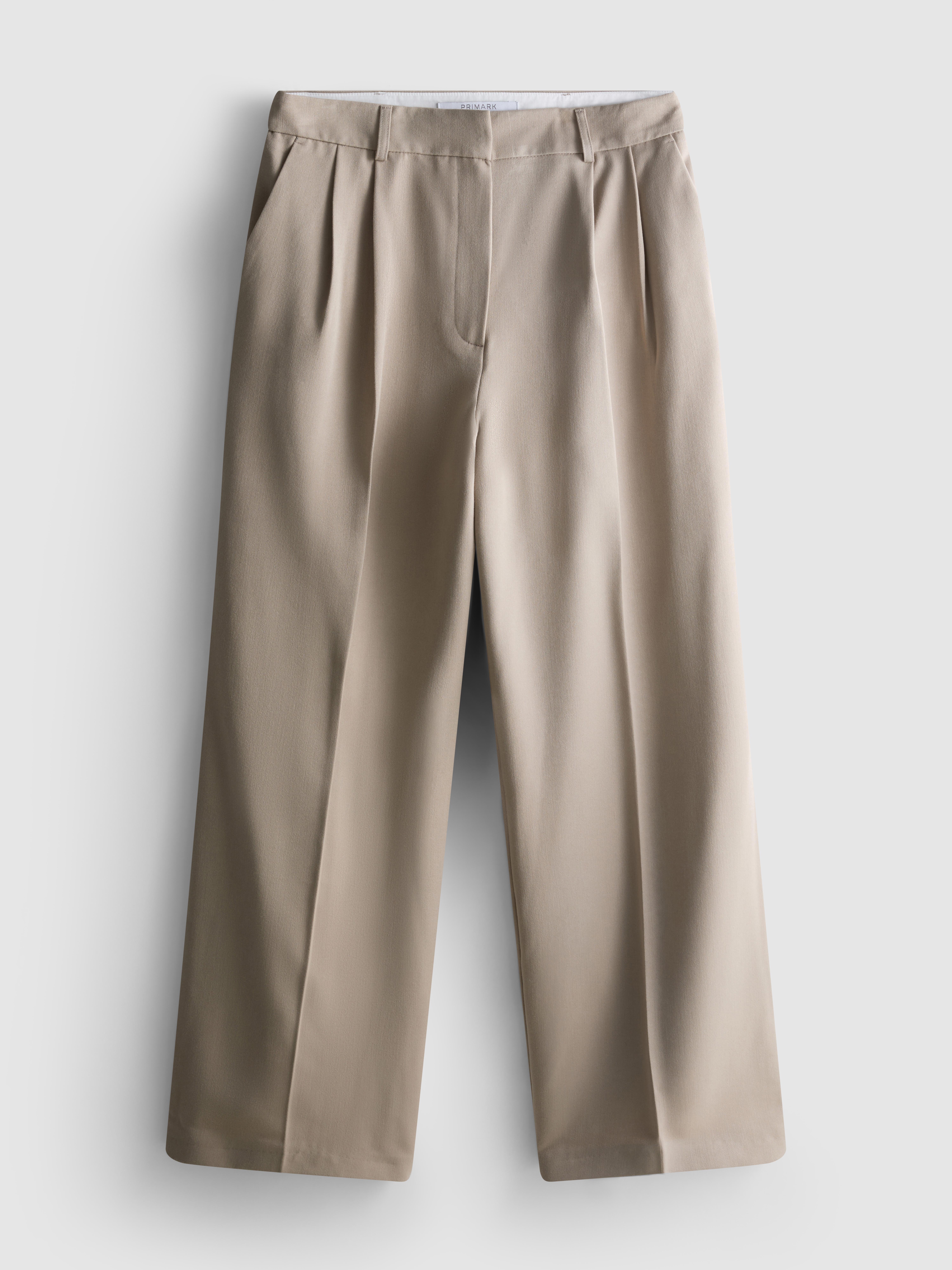 Pleated Wide Leg Pants