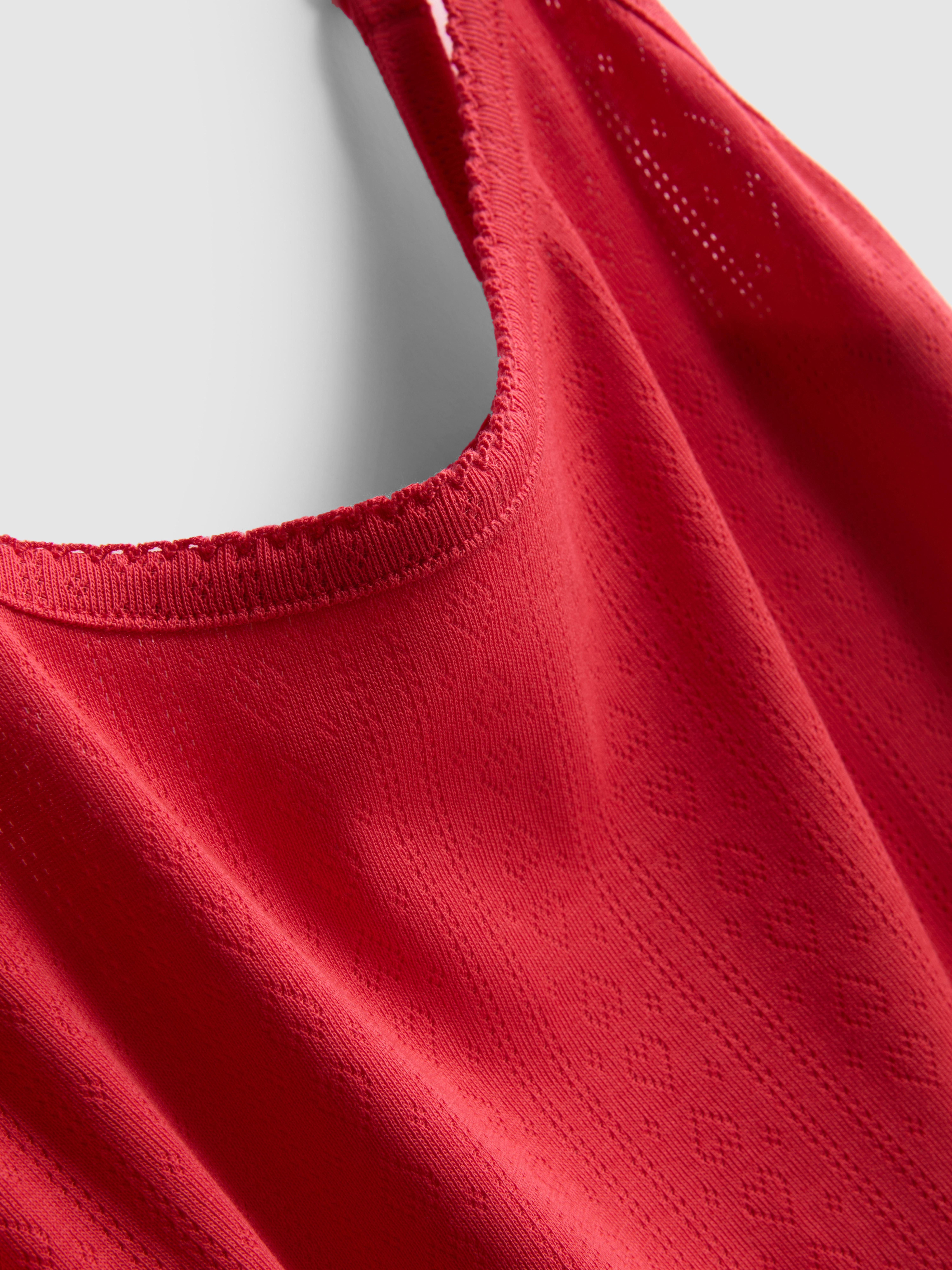 Caraco d'intérieur en pointelle de coton majoritaire