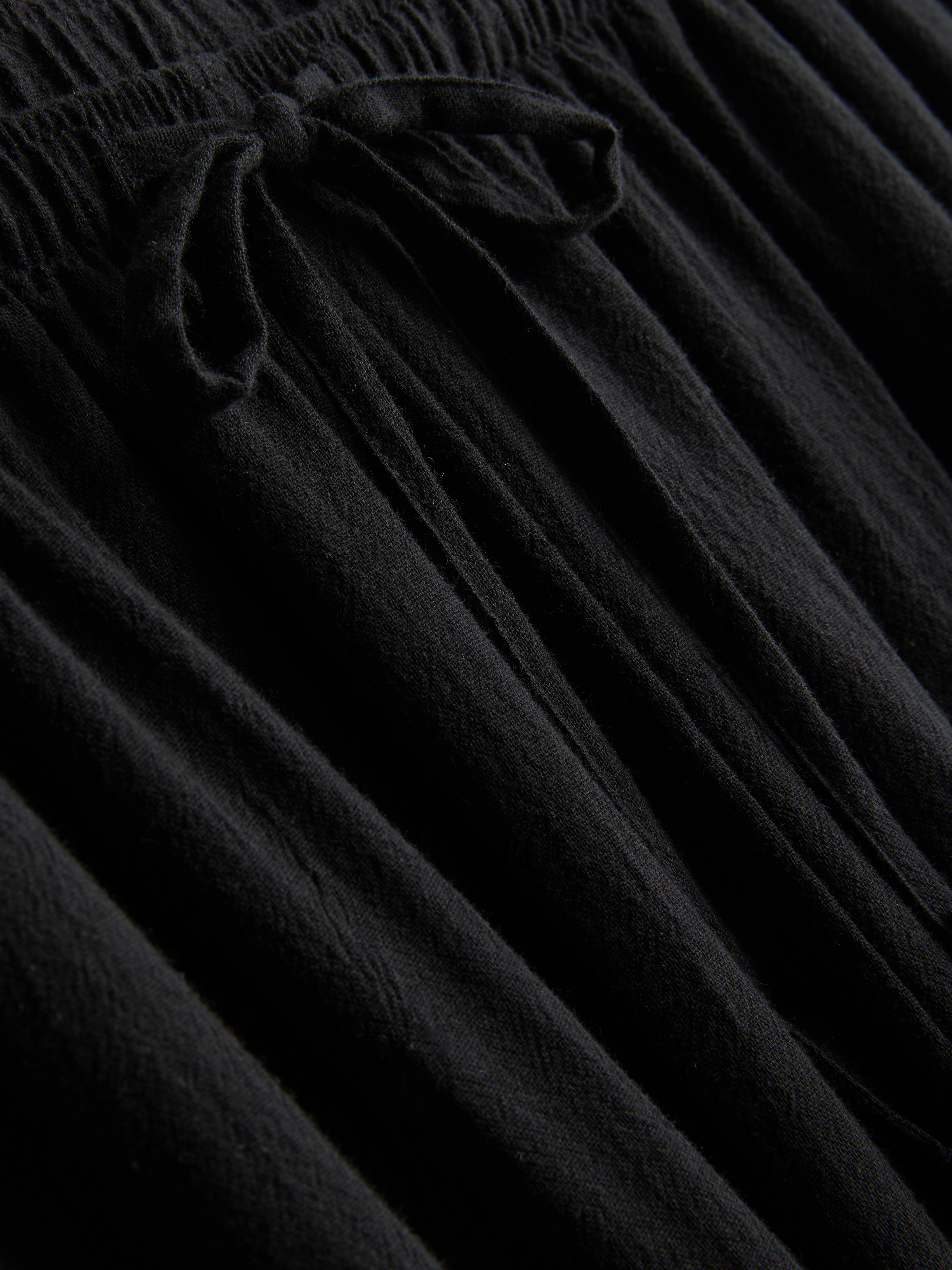 Women's Cotton Wide-Leg Drawstring Beach Pants