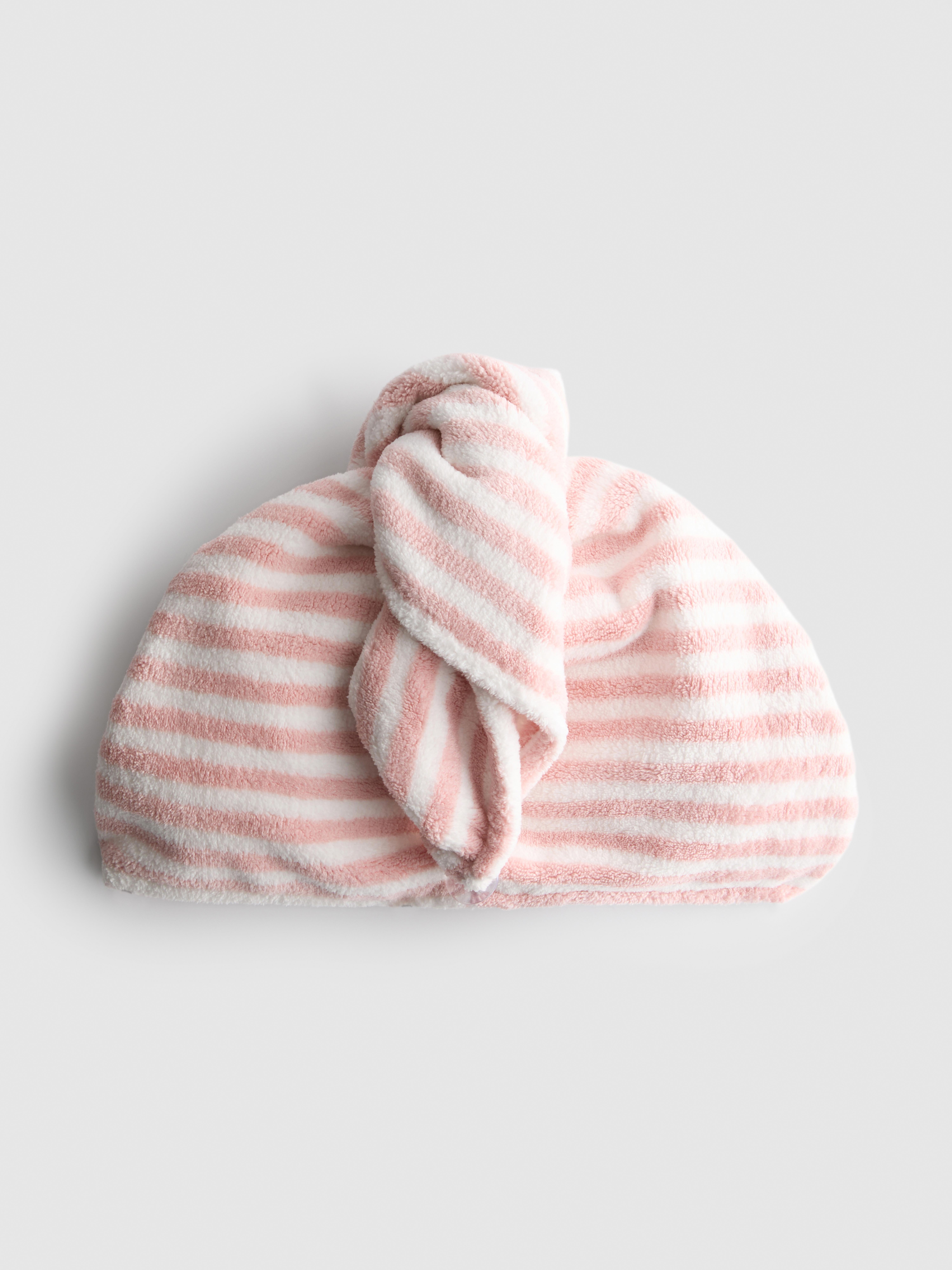 Turbante per capelli a righe