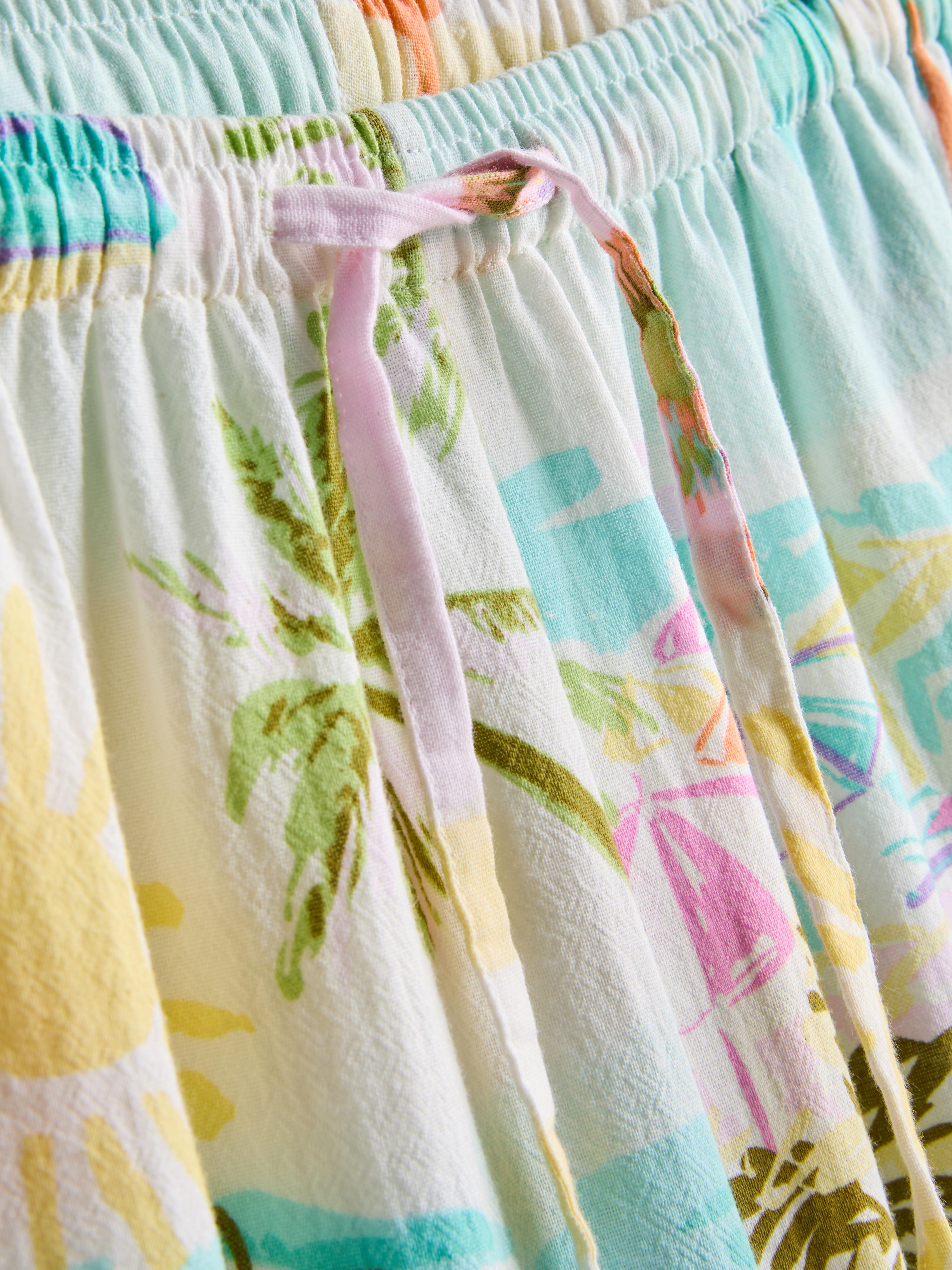 Women's Multi Printed Wide-Leg Beach Pants