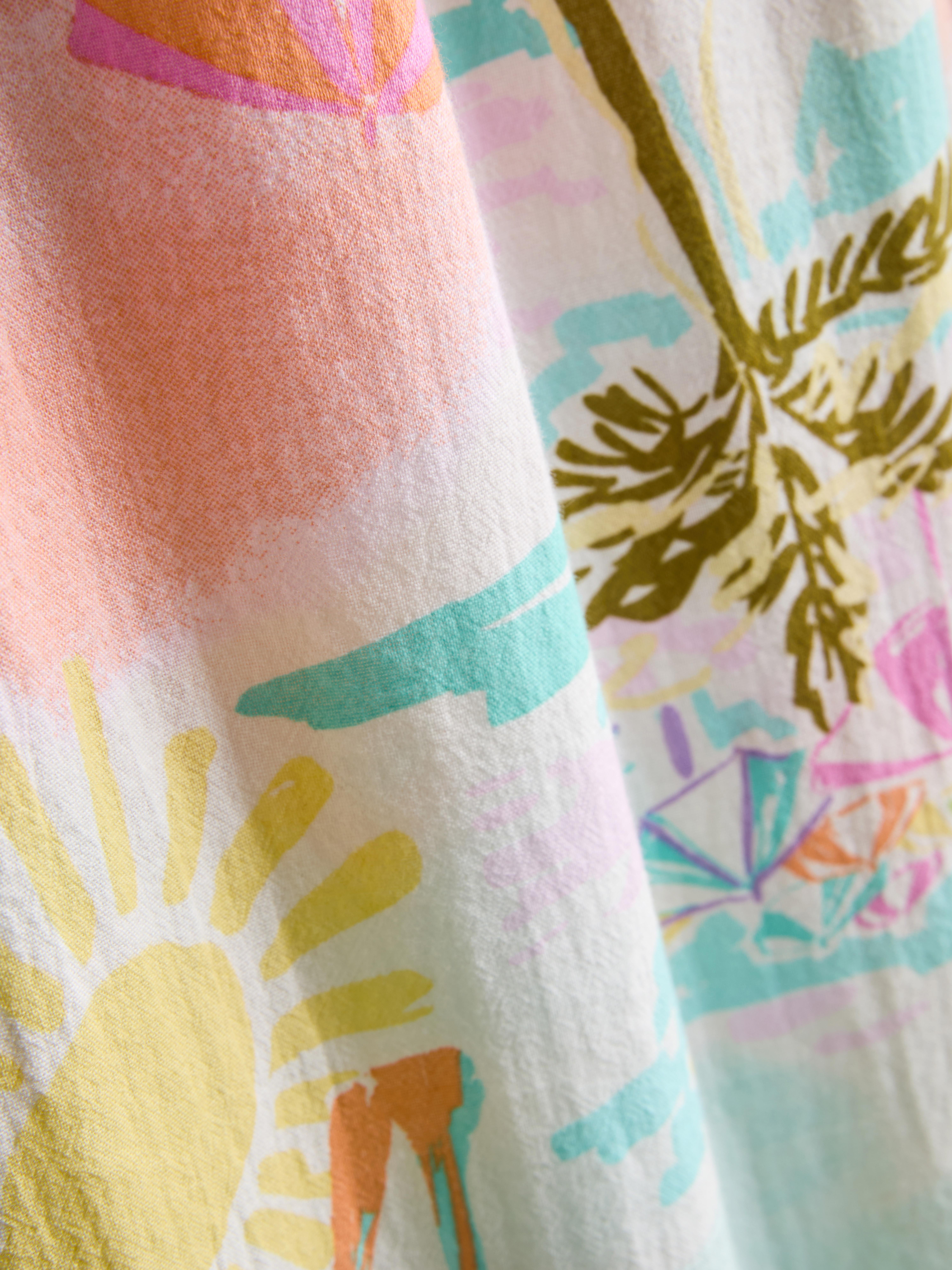 Women's Multi Printed Wide-Leg Beach Pants