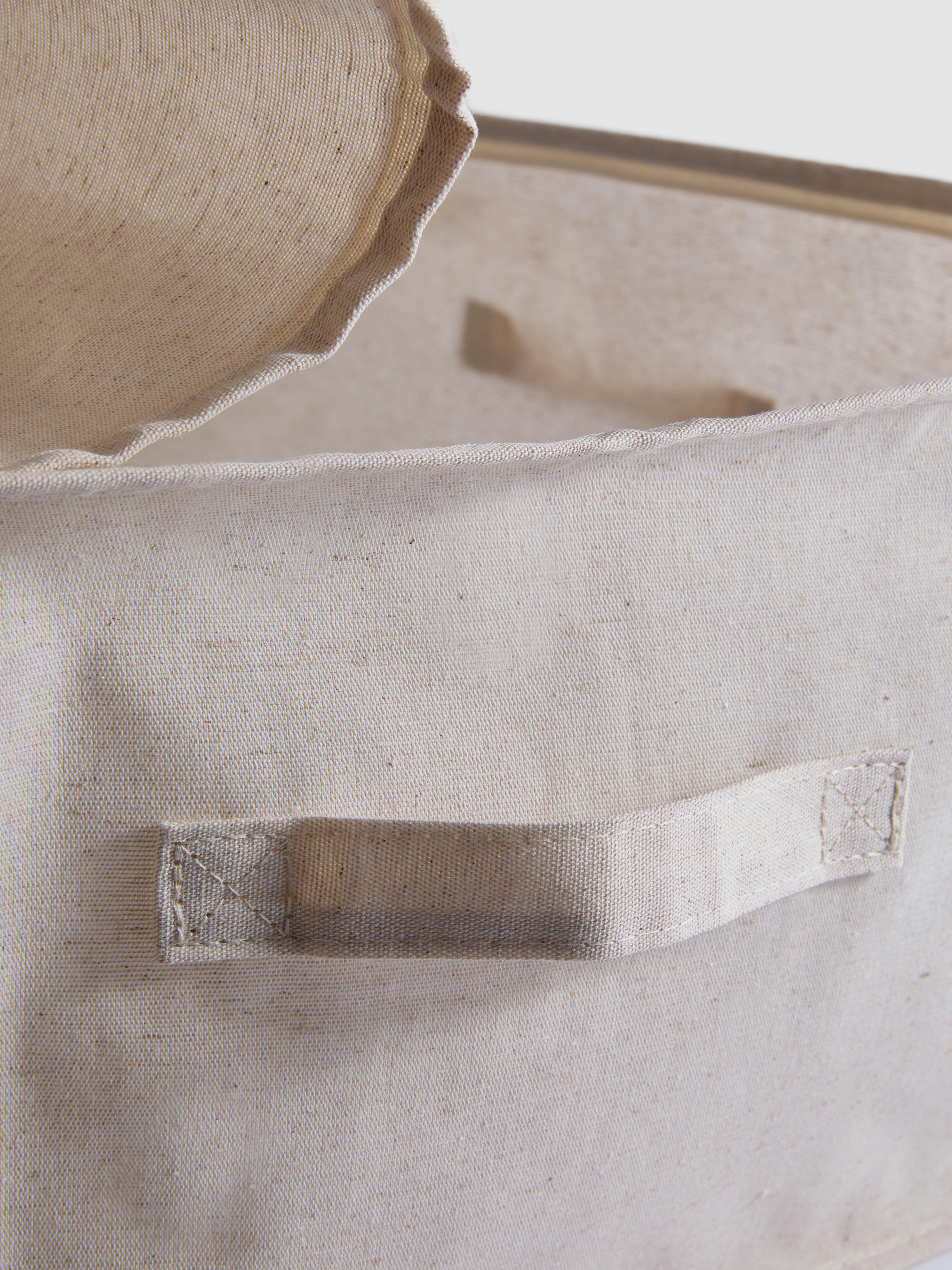 Caixa arrumação tecido grande debaixo cama