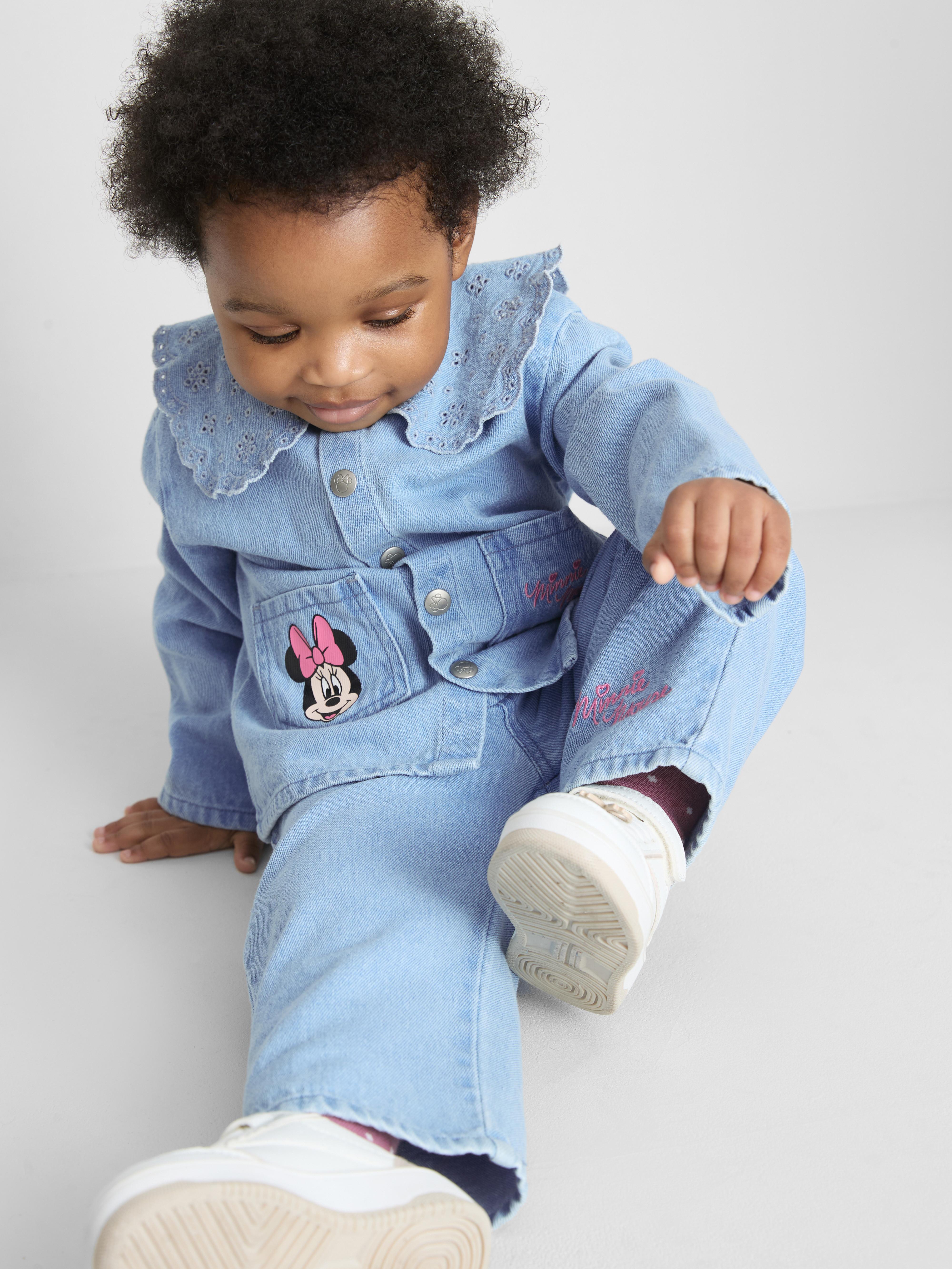 3-36mths | Disney’s Minnie Mouse Denim Blouse and Jeans Set