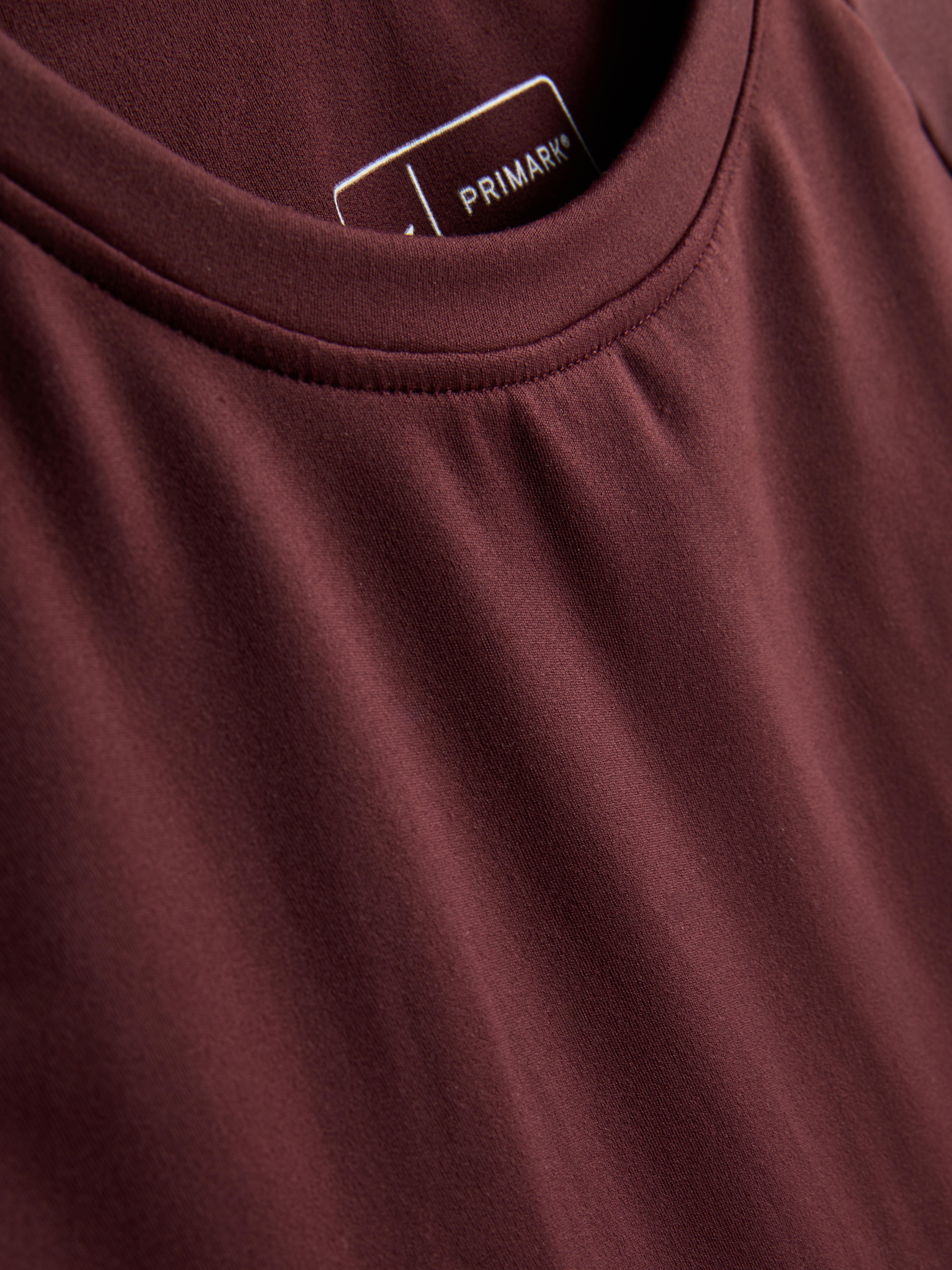 Women's Burgundy Buttery Soft Long-Sleeve Cut-Out Top