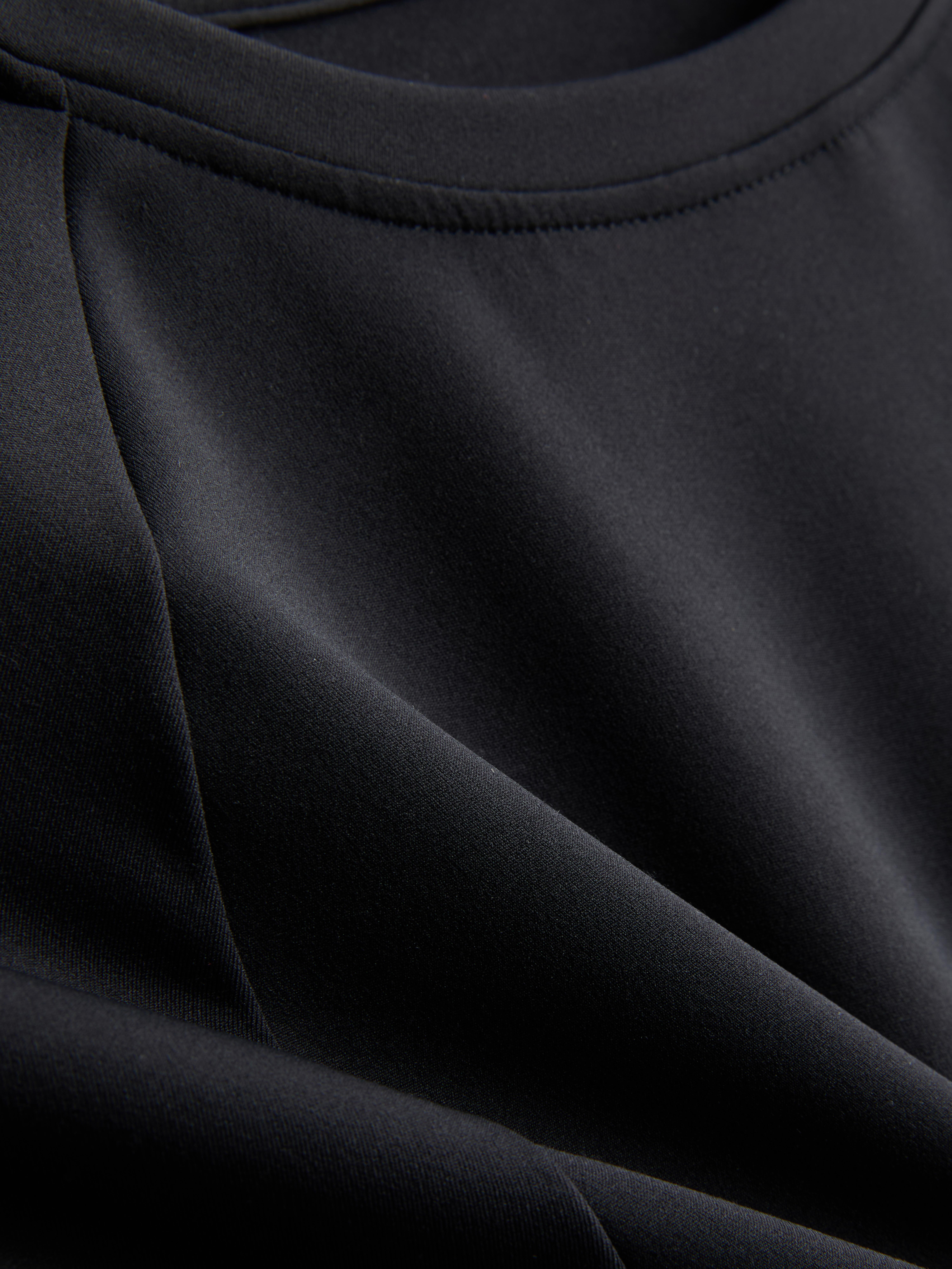 Women's Black Buttery Soft Long-Sleeve Cut-Out Top