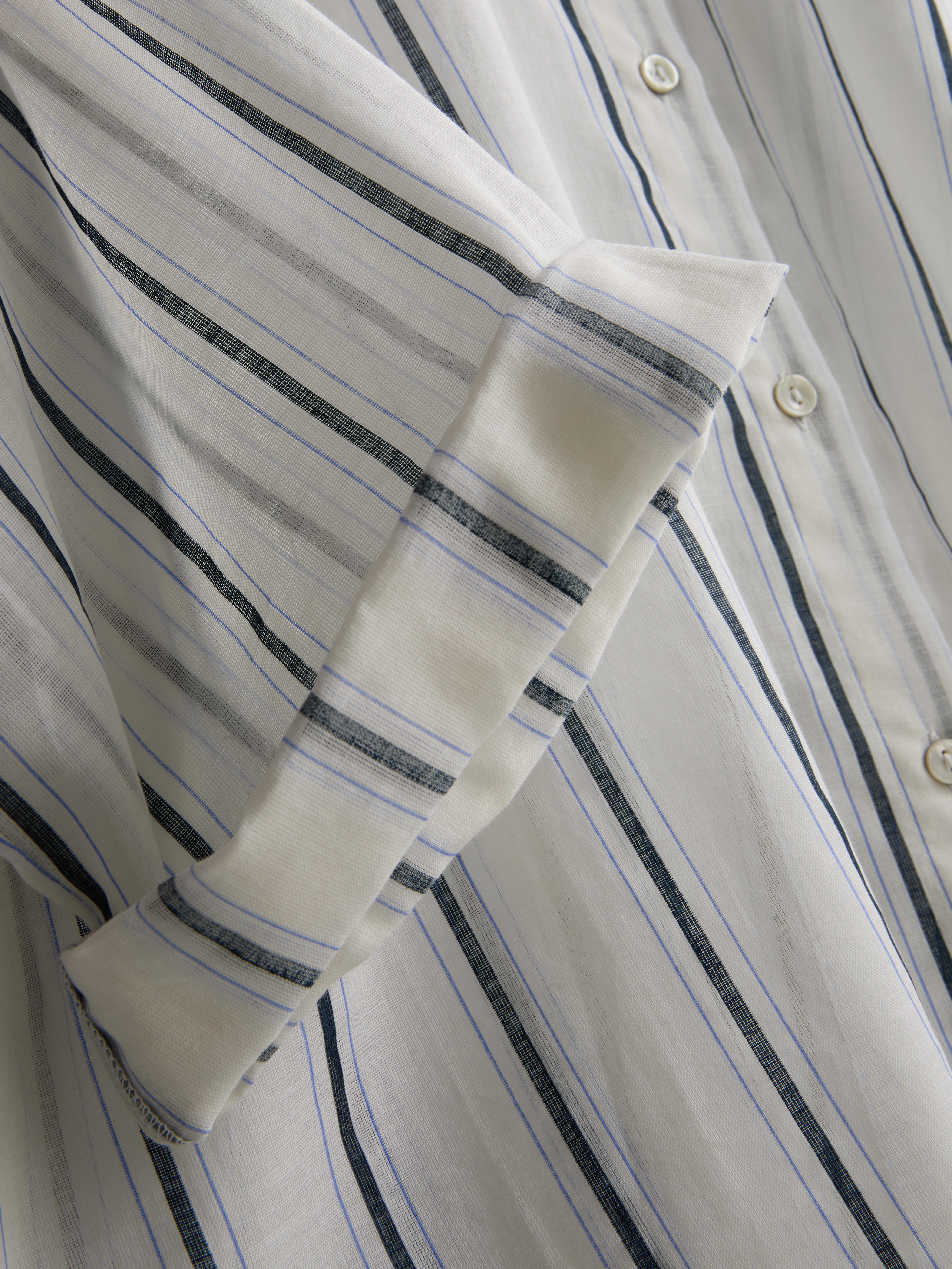 Printed Cotton Beach Button-Down Shirt