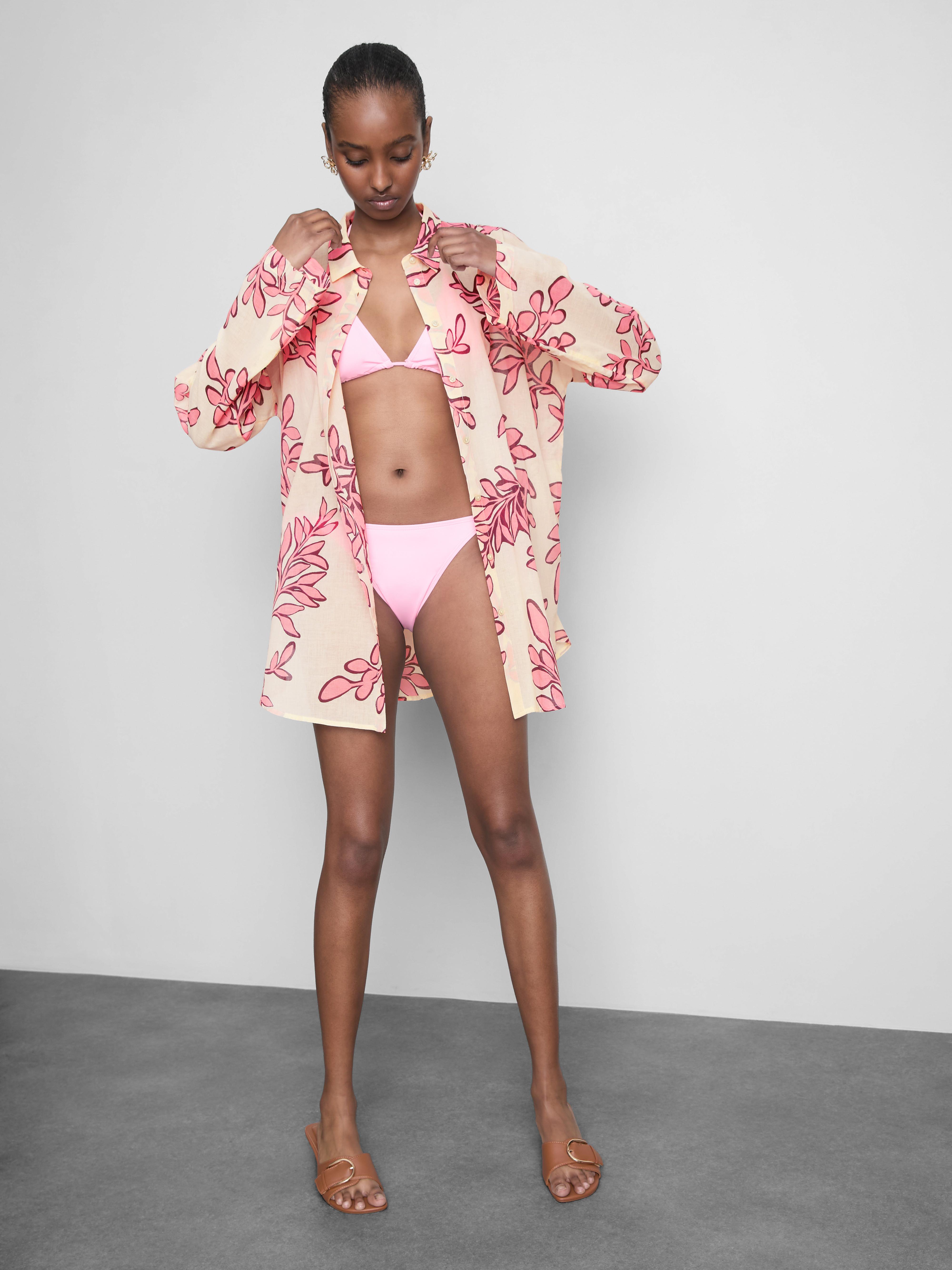 Printed Cotton Beach Shirt