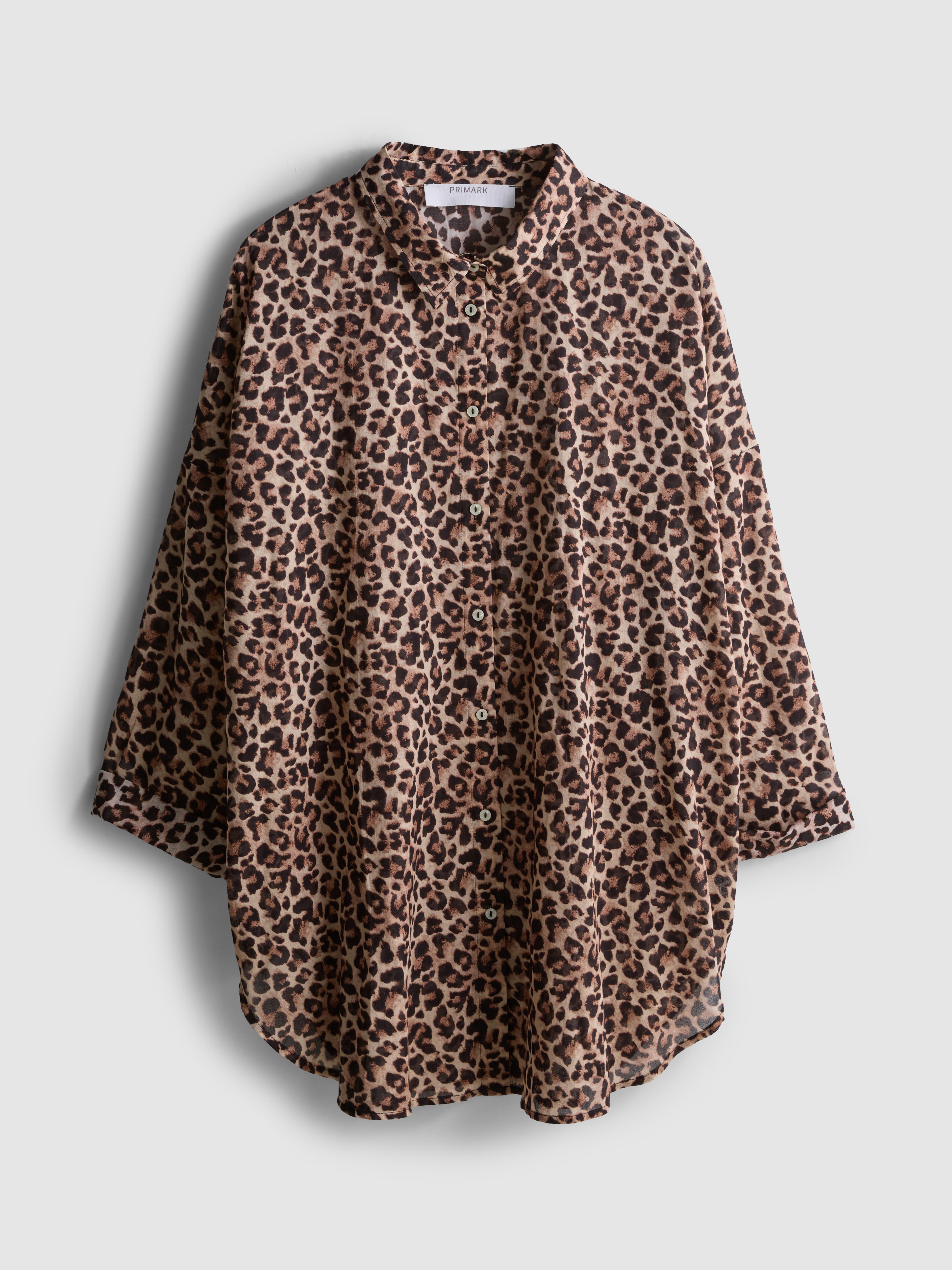 Women's Printed Cotton Beach Button-Down Shirt