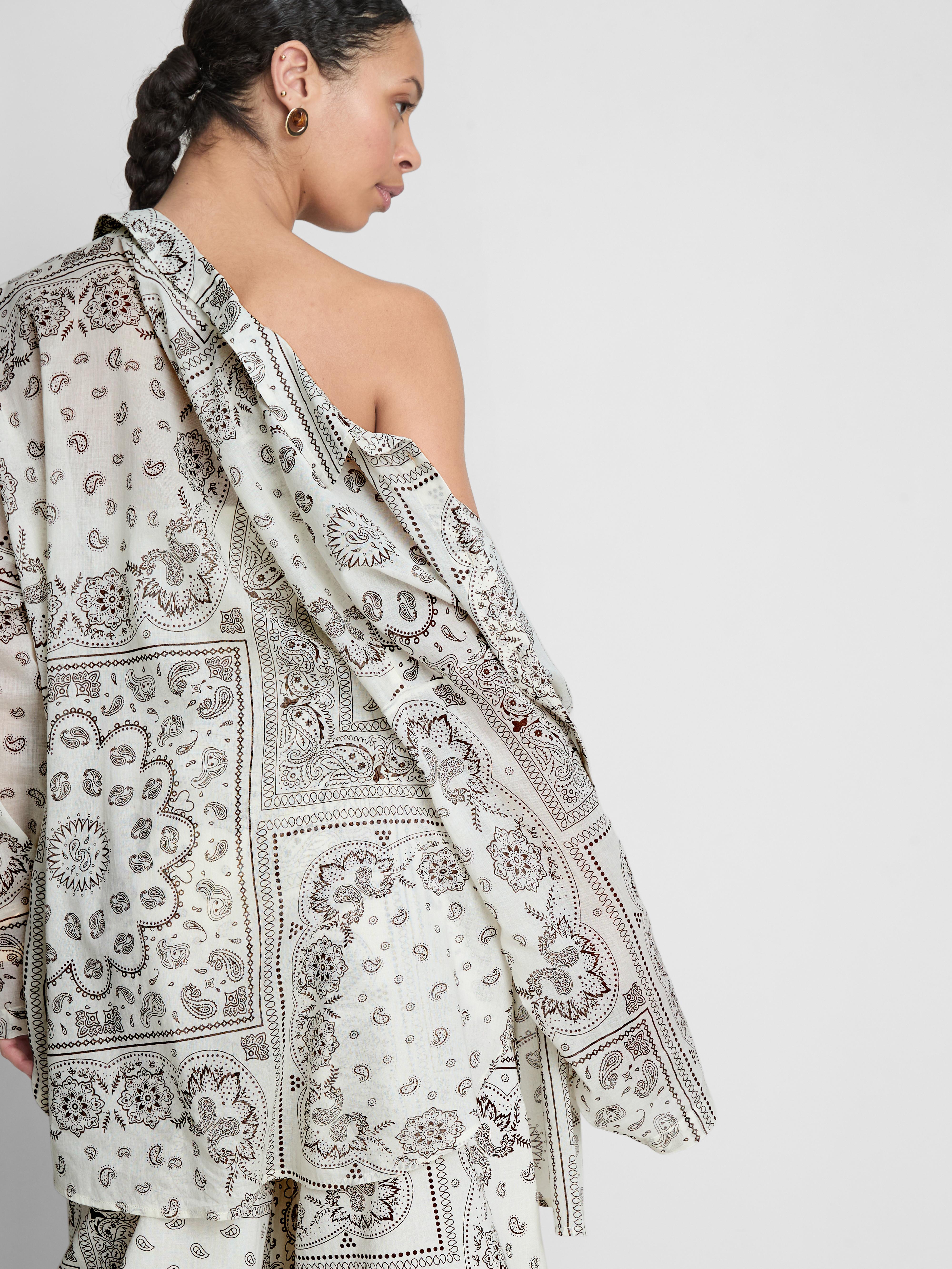 Bavlněná plážová košile s potiskem