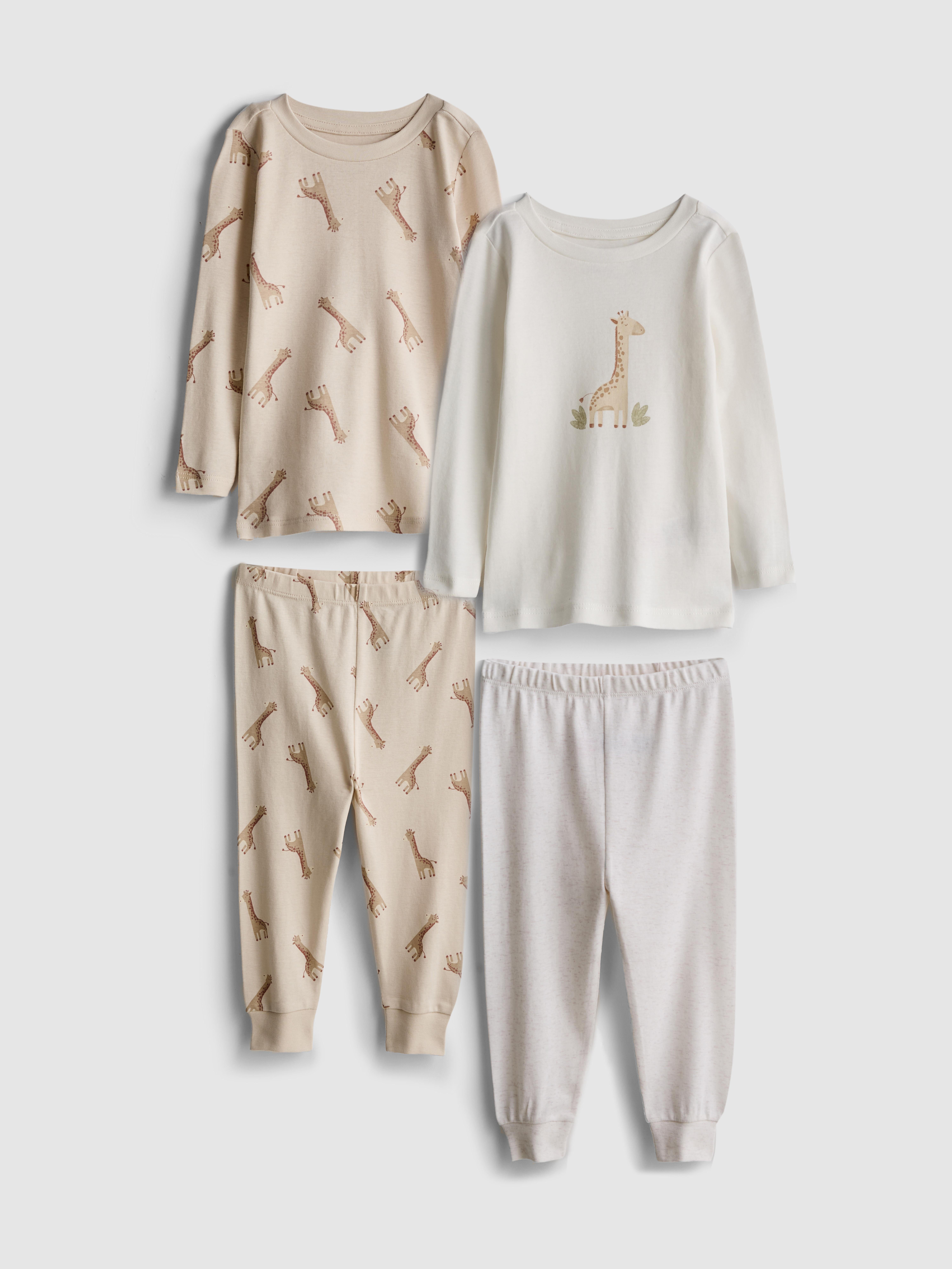 0-36mths | 2pk Giraffe Graphic Pajamas