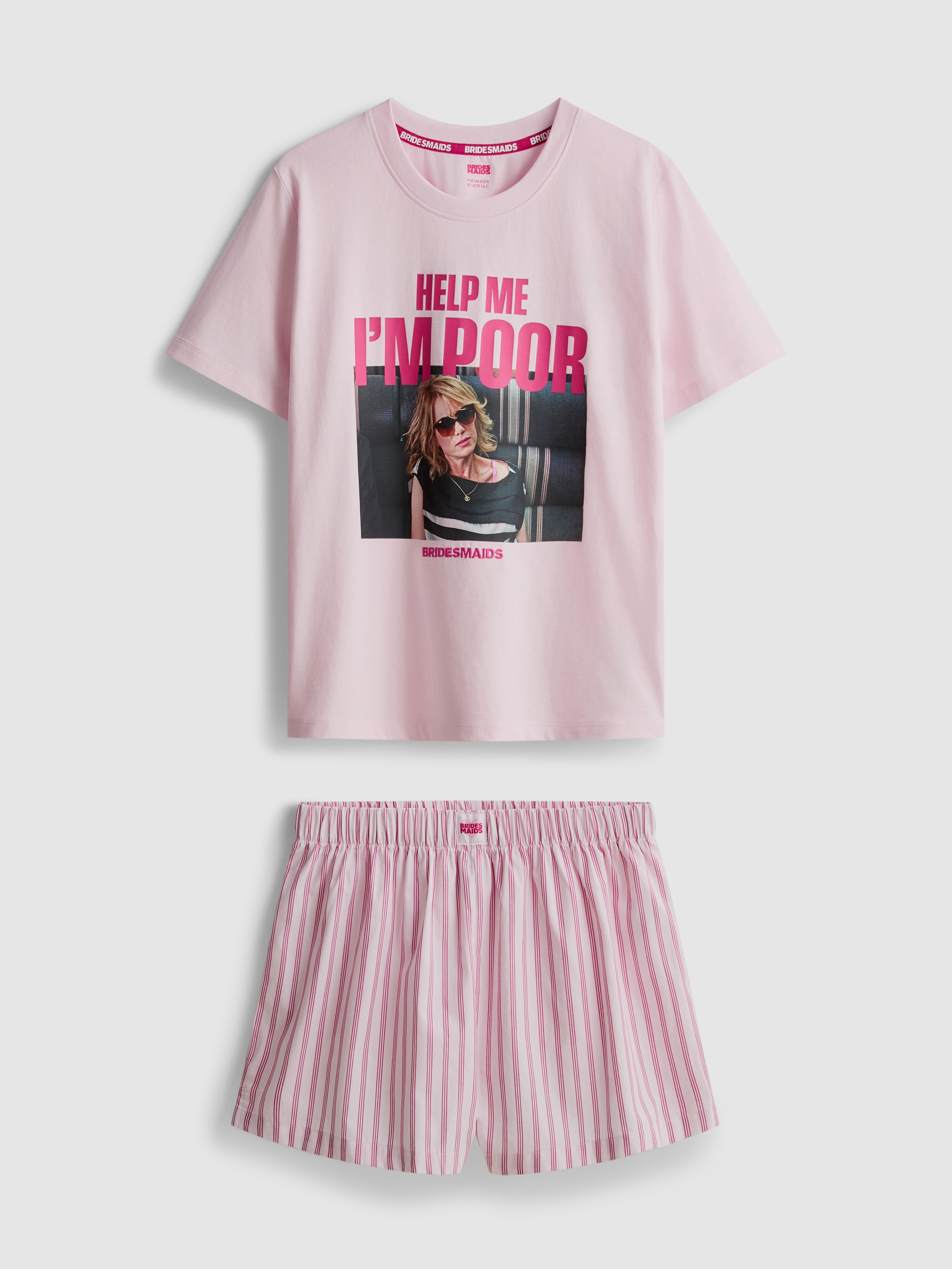 Bridesmaids Cotton Graphic Shorty Pajamas