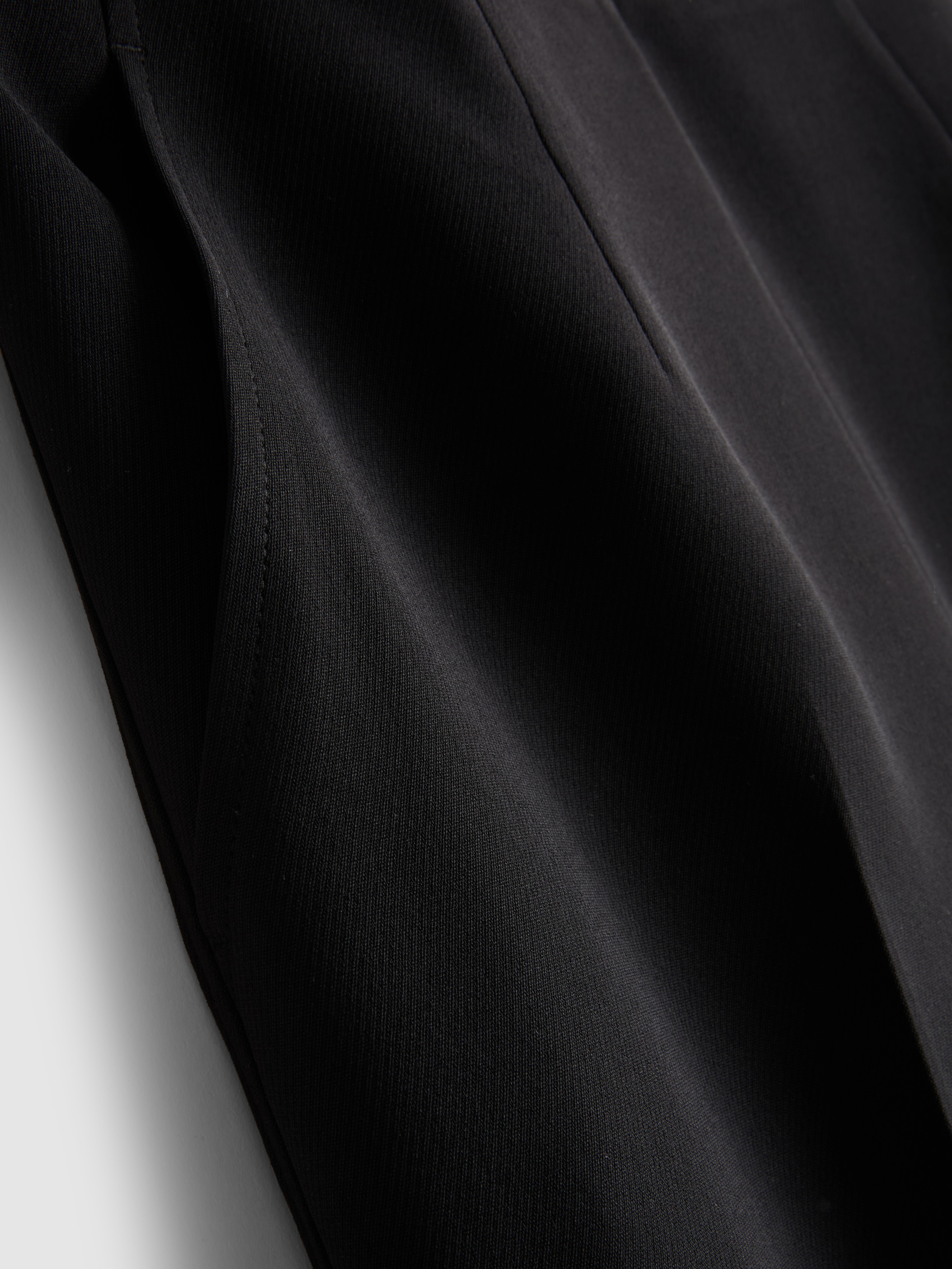 Women's Black Dressy Wide-Leg Pants