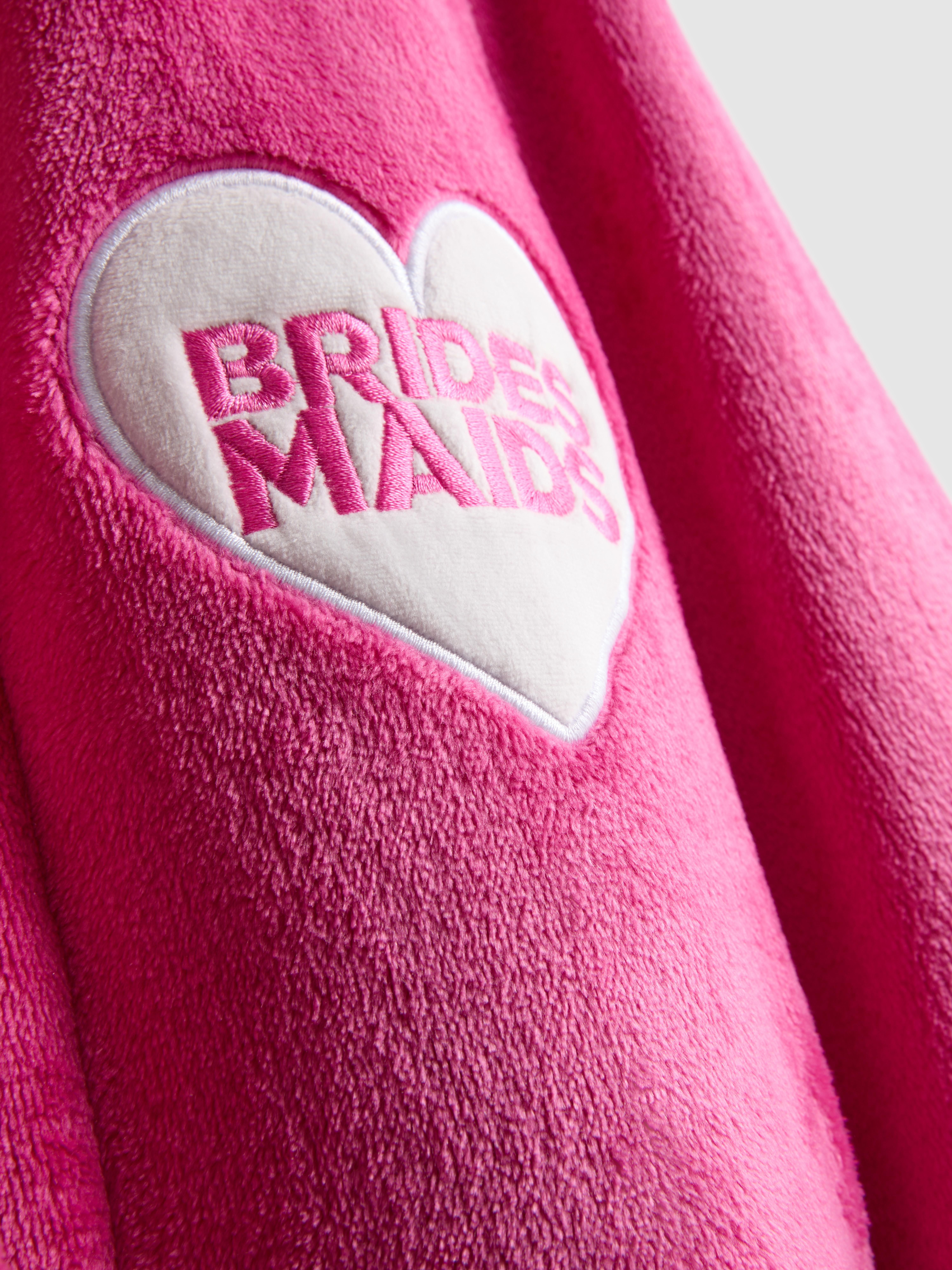 Brides Maids Fluffy Robe